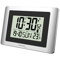 Techno Line WS8028 Funk Funkuhr 220 mm x 56 mm x 150 mm x 56 mm Silber Techno Line WS8028 Funk Funkuhr 220 mm x 56 mm x 150 mm x 56 mm Silber