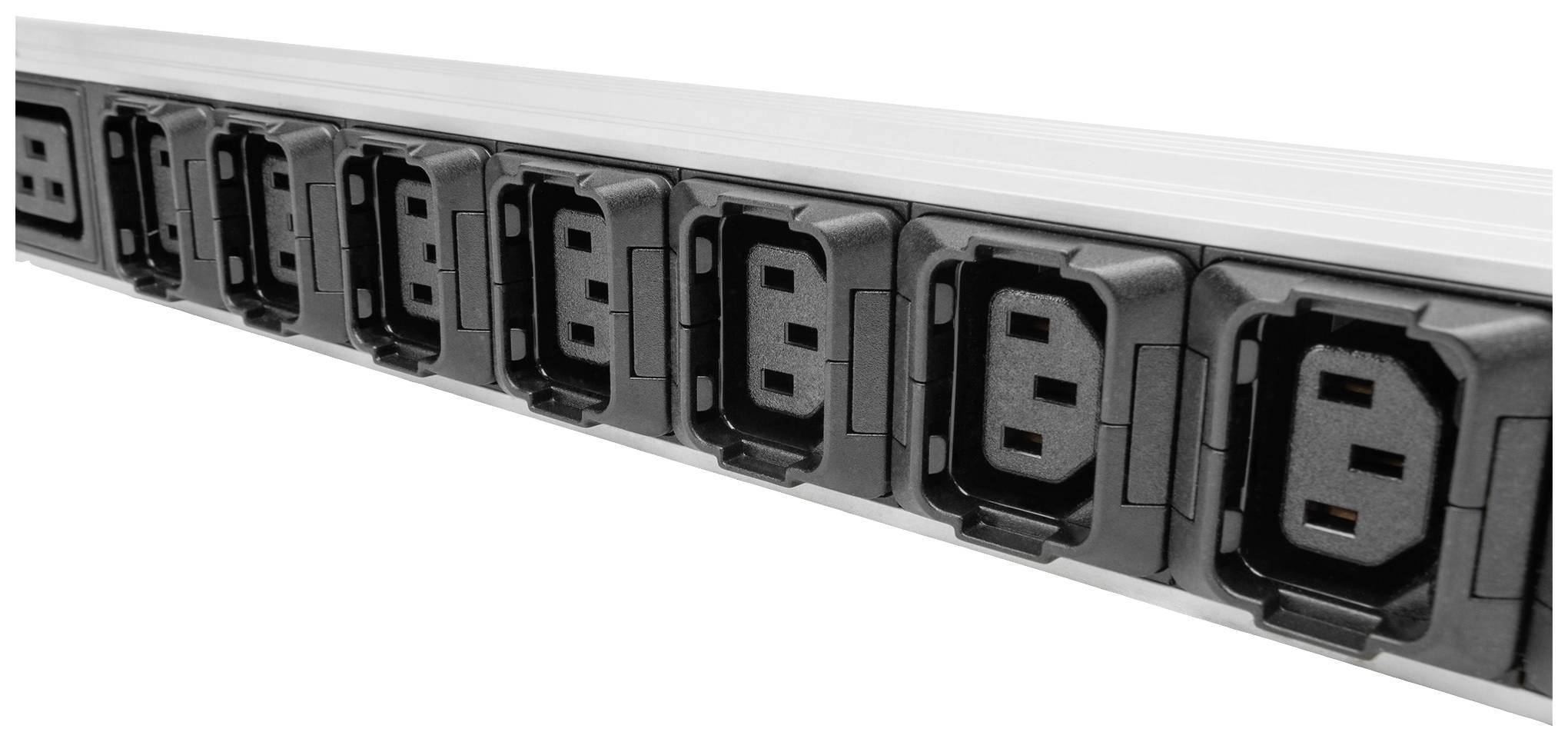 Digitus DN-95452 19 Zoll Netzwerkschrank-Steckdosenleiste 1 HE Kaltgeräte-Steckdose C13 10A, Kaltgeräte-Steckdose C19 16A