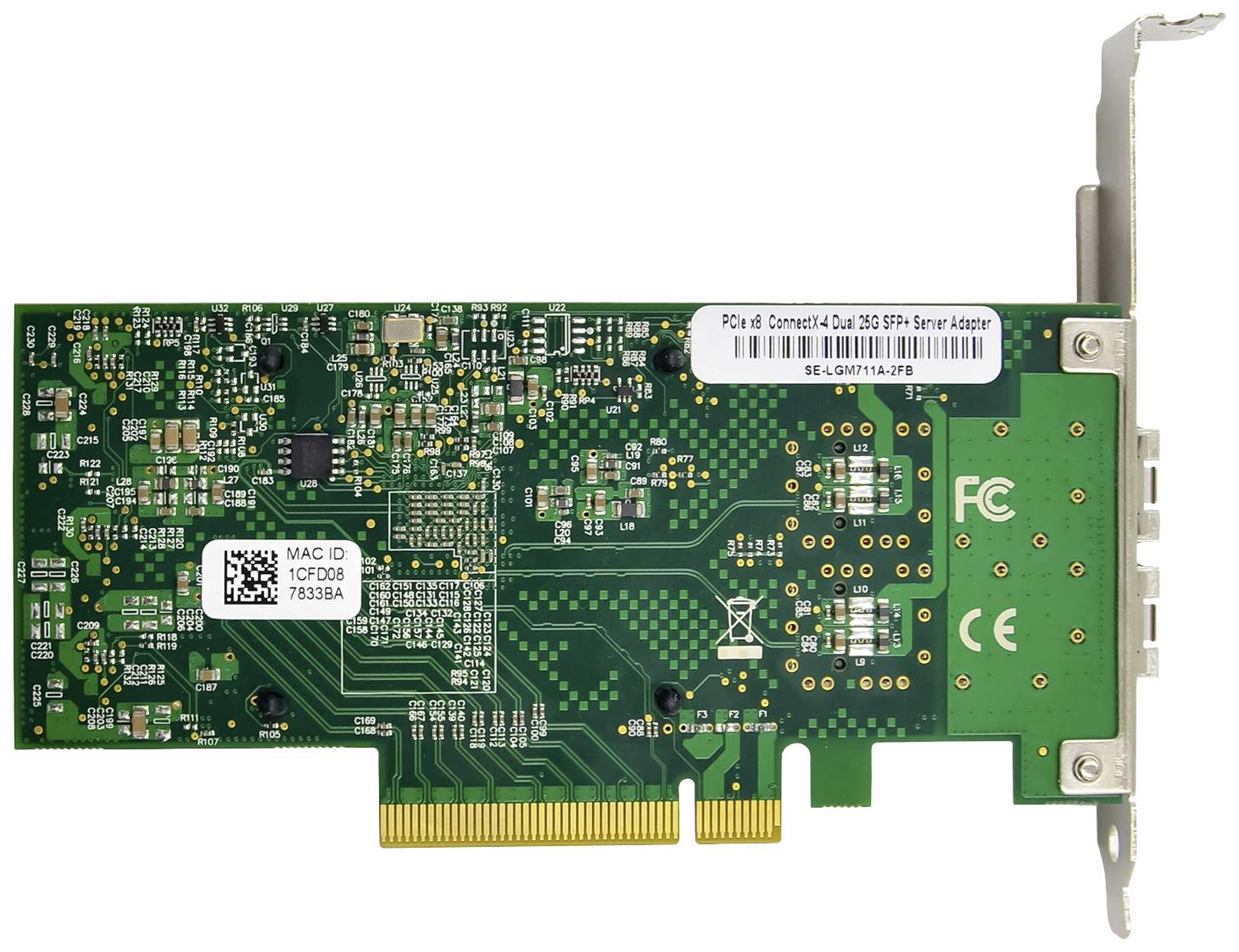 DIGITUS Netzwerkkarte SFP28 Dual-Port 25G PCIe Multimedia-Technik Netzwerkkarten