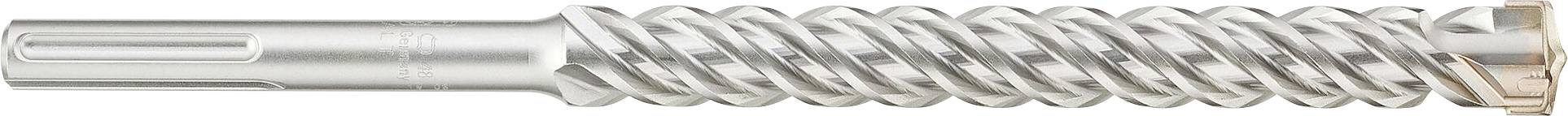 Metallbohrer mit spiralförmigen Rillen zum Entfernen von Material, hauptsächlich für Beton oder Steinoberflächen geeignet.