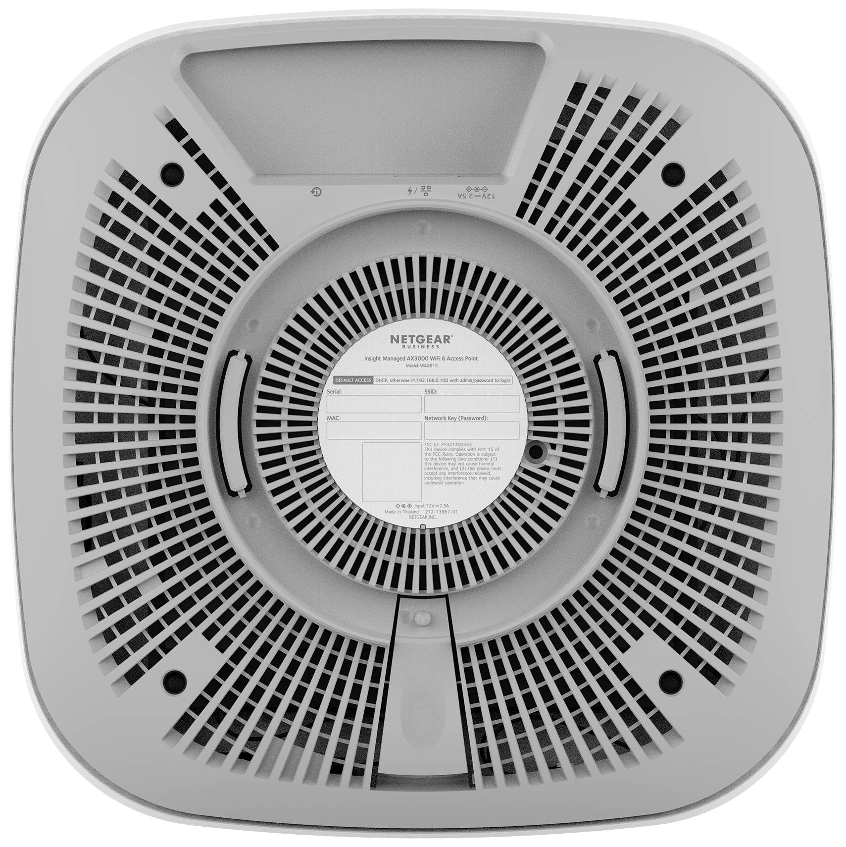 NETGEAR WAX615-100EUS AX3000 (WAX615) einzeln WLAN Access-Point 2.4 GBit/s 2.4 GHz, 5 GHz