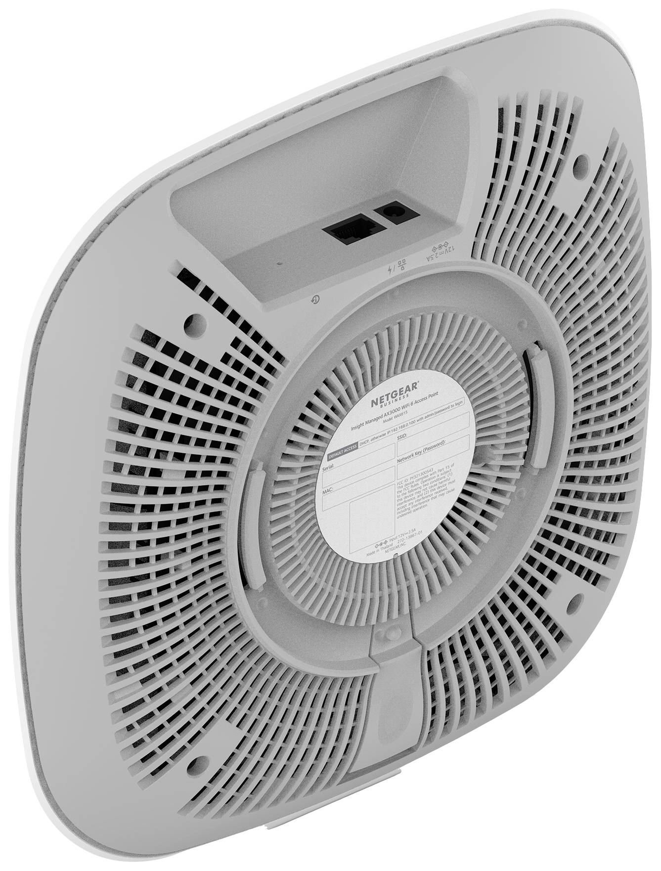 NETGEAR WAX615-100EUS AX3000 (WAX615) einzeln WLAN Access-Point 2.4 GBit/s 2.4 GHz, 5 GHz