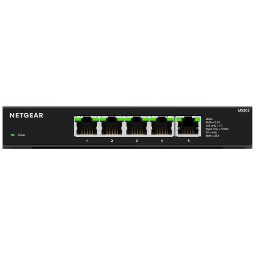 NETGEAR MS305 Netzwerk Switch RJ45 5 Port 2.5 GBit/s NETGEAR MS305 Netzwerk Switch RJ45 5 Port 2.5 GBit/s
