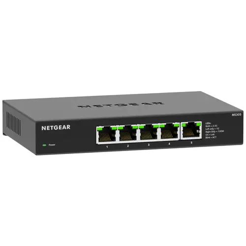 NETGEAR MS305 Netzwerk Switch RJ45 5 Port 2.5 GBit/s NETGEAR MS305 Netzwerk Switch RJ45 5 Port 2.5 GBit/s