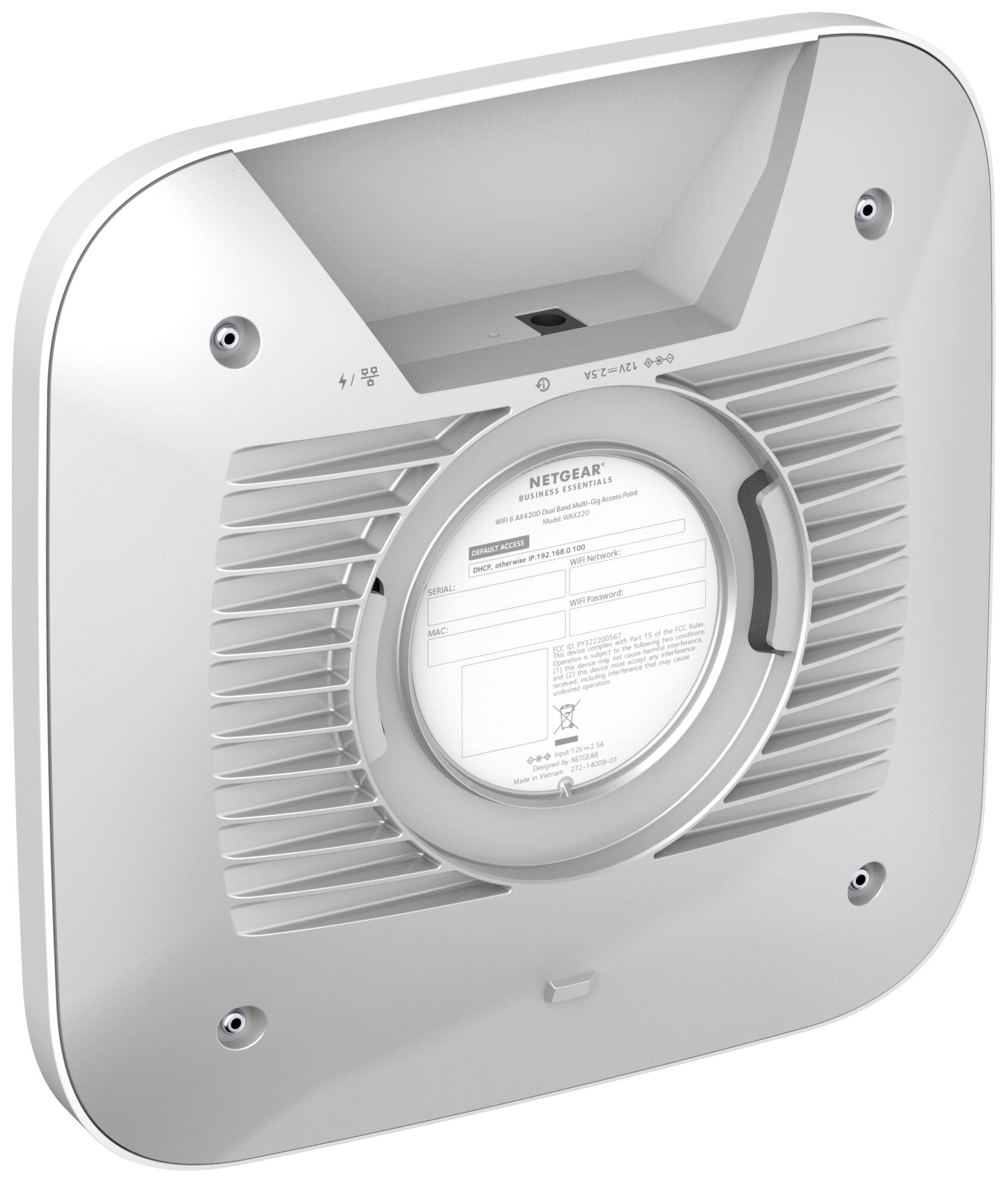 NETGEAR AX4200 (WAX220) einzeln WLAN Access-Point 3.6 GBit/s 2.4 GHz, 5 GHz