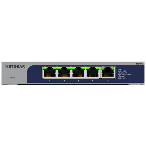 NETGEAR MS105 Netzwerk Switch RJ45 5 Port 2.5 GBit/s