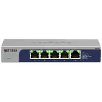 NETGEAR MS105 Netzwerk Switch RJ45 5 Port 2.5 GBit/s NETGEAR MS105 Netzwerk Switch RJ45 5 Port 2.5 GBit/s