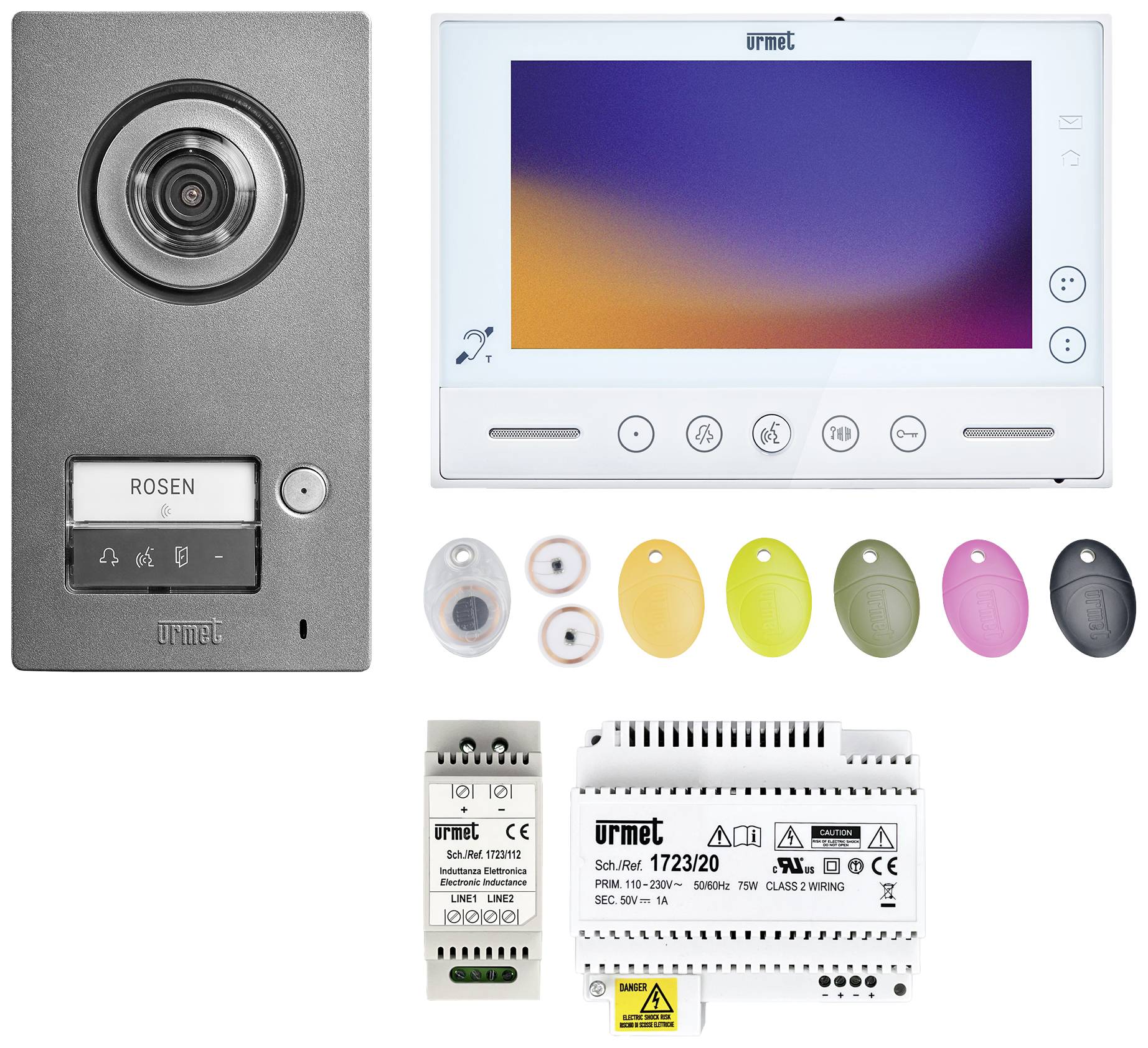 Urmet SET 1723/95 Video-Türsprechanlage Komplett-Set