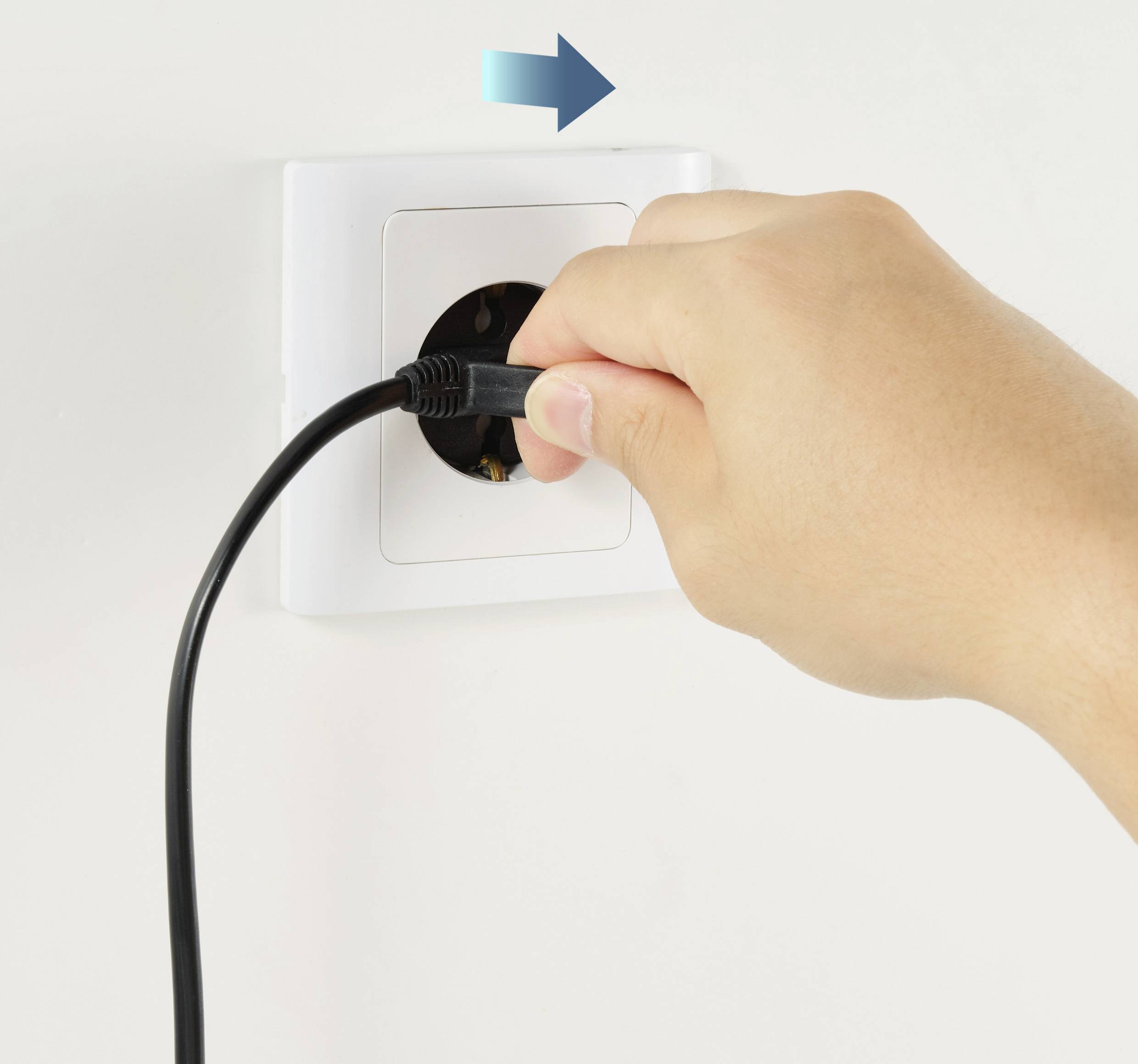 Sygonix SY-5806880 Steckdosenleiste 4fach Schwarz Eurostecker 1St.