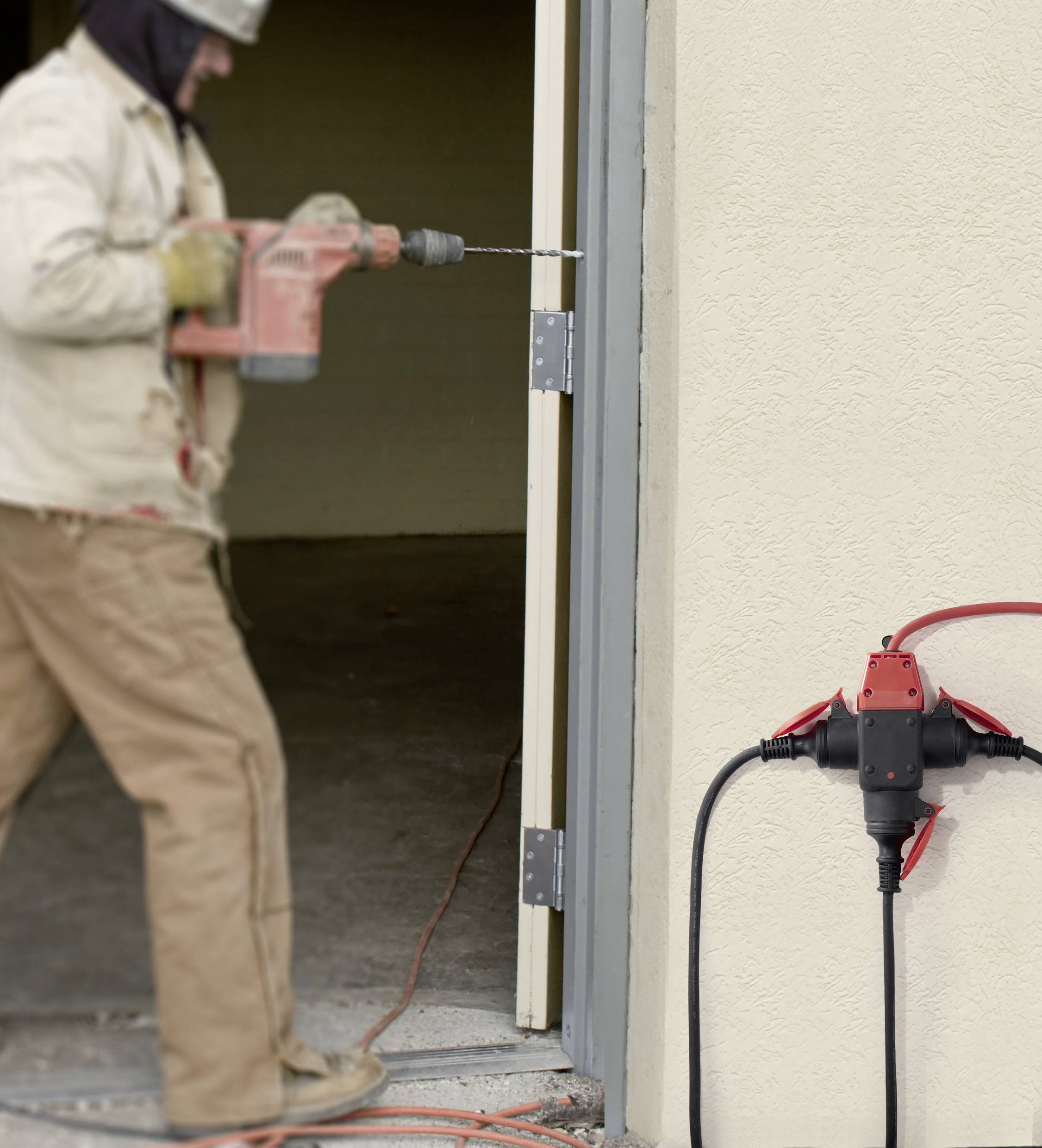 Sygonix SY-5806890 Strom Verlängerungskabel 16A Rot 10.00m H07RN-F 3G 1,5mm² witterungsbeständig