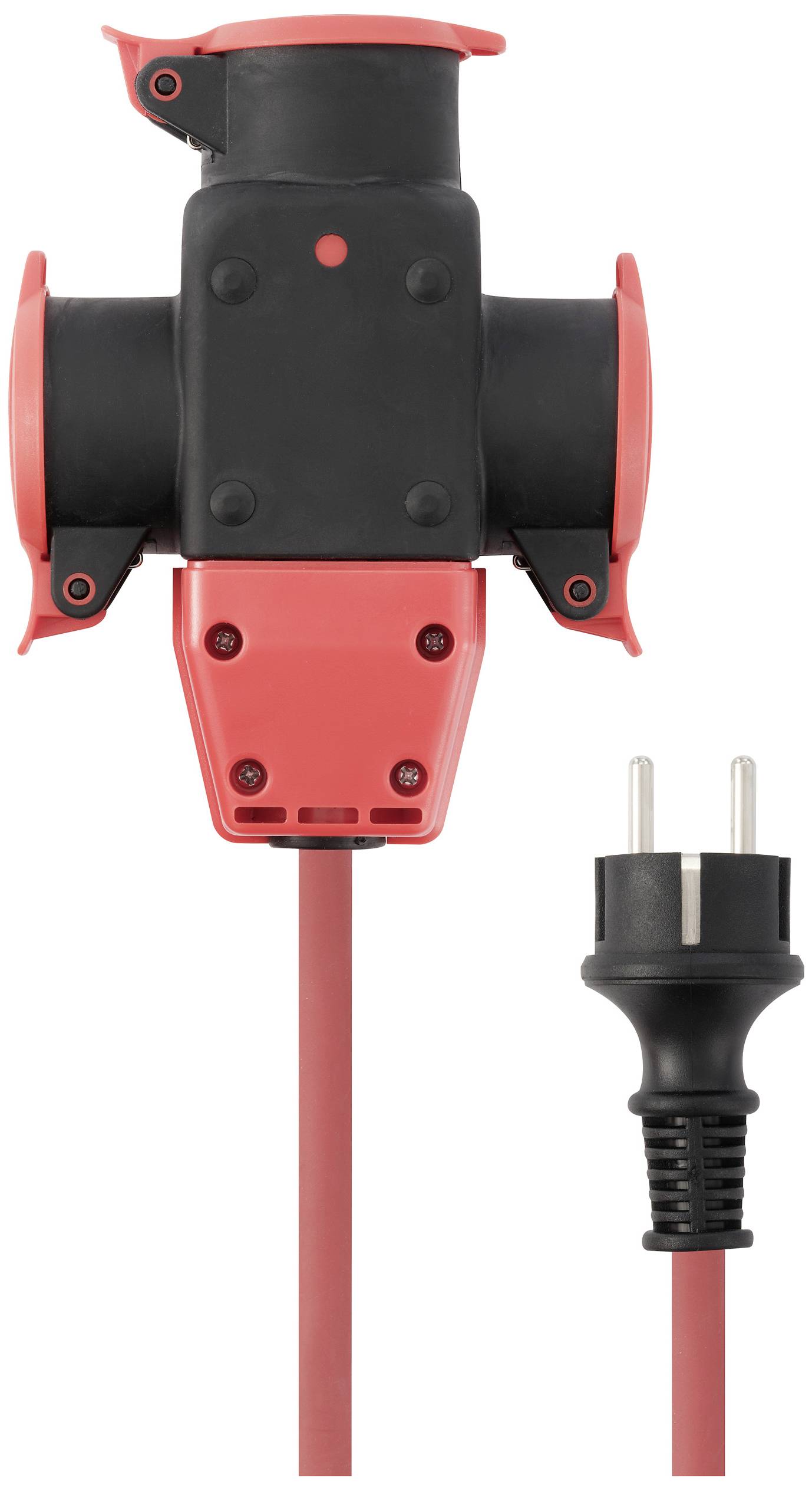 Sygonix SY-5806890 Strom Verlängerungskabel 16A Rot 10.00m H07RN-F 3G 1,5mm² witterungsbeständig