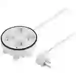 Sygonix SY-5806892 Kabeltrommel 1.50m Weiß Schutzkontakt-Stecker Sygonix SY-5806892 Kabeltrommel 1.50m Weiß Schutzkontakt-Stecker