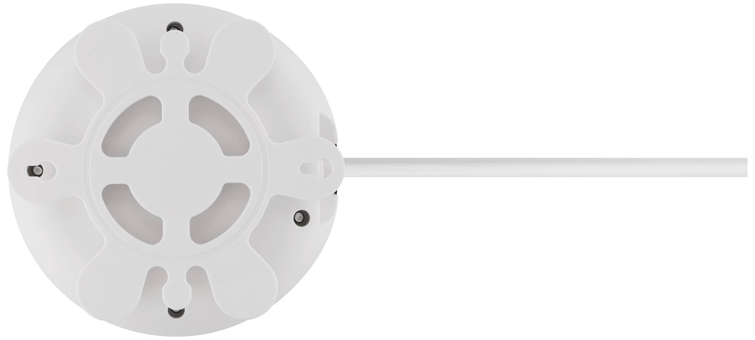 Sygonix SY-5806892 Kabeltrommel 1.50m Weiß Schutzkontakt-Stecker