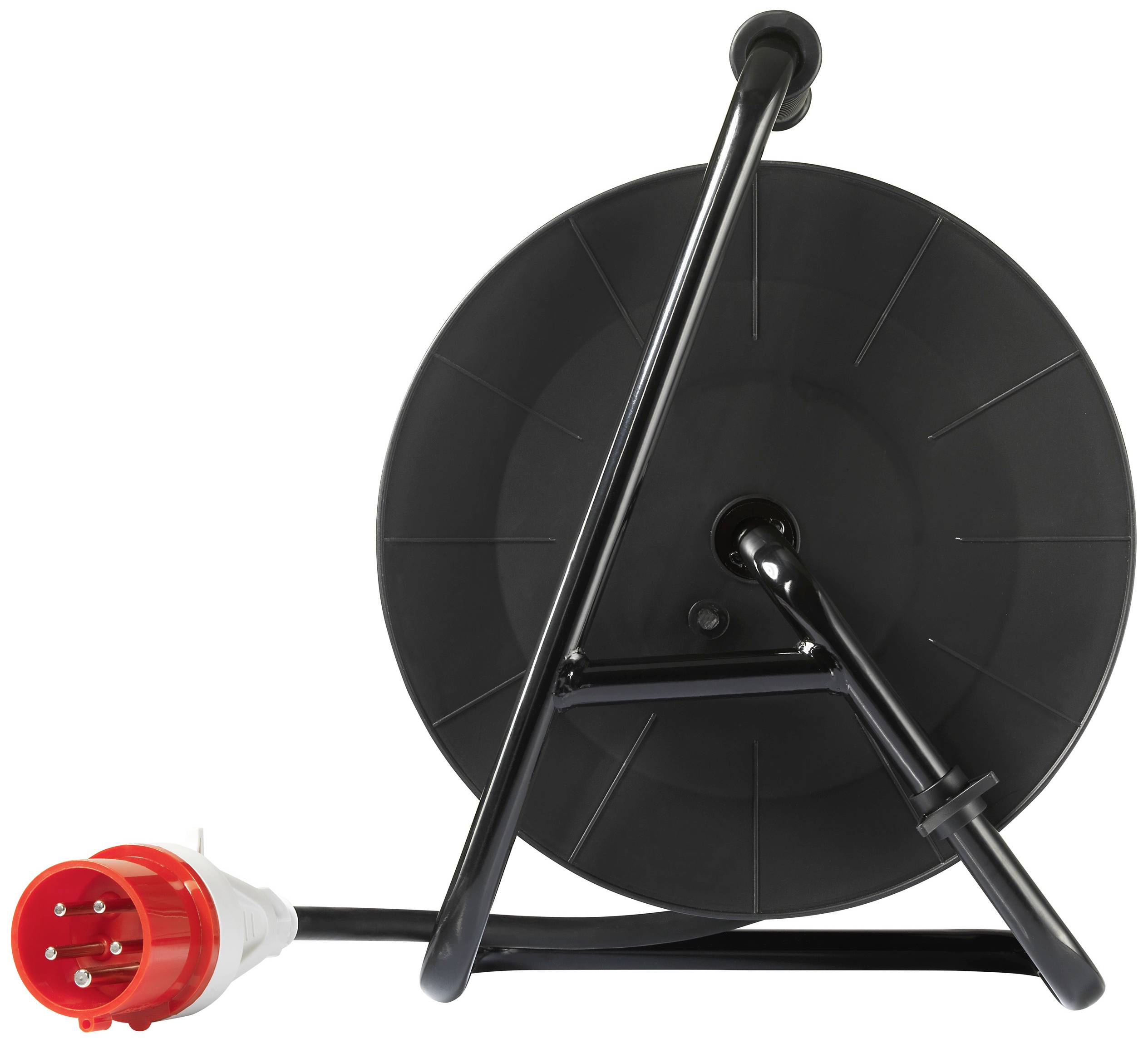 Sygonix SY-5806894 Kabeltrommel 25m Schwarz CEE-Stecker 16A 5polig