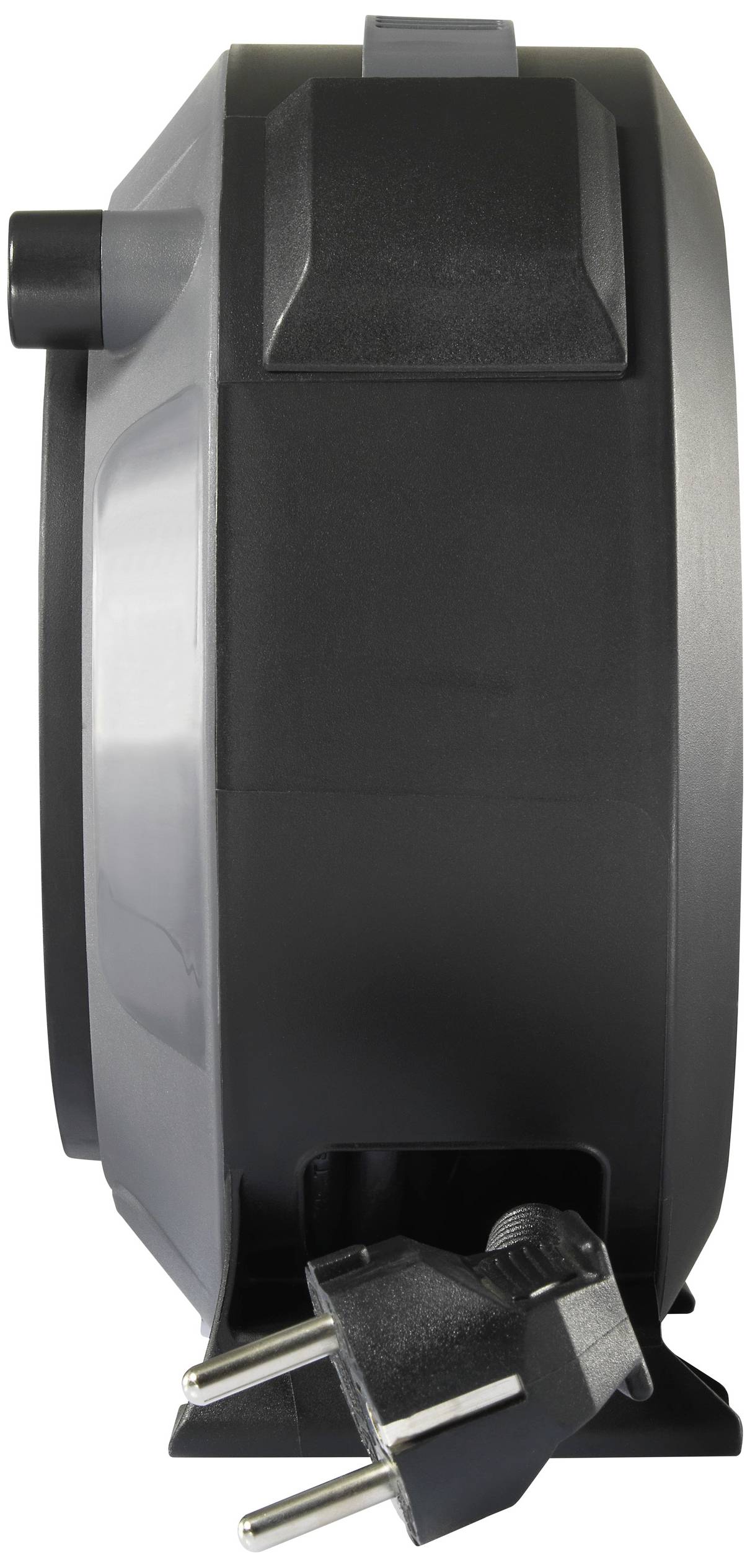 Sygonix SY-5806896 Kabeltrommel 5m Schwarz Schutzkontakt-Stecker