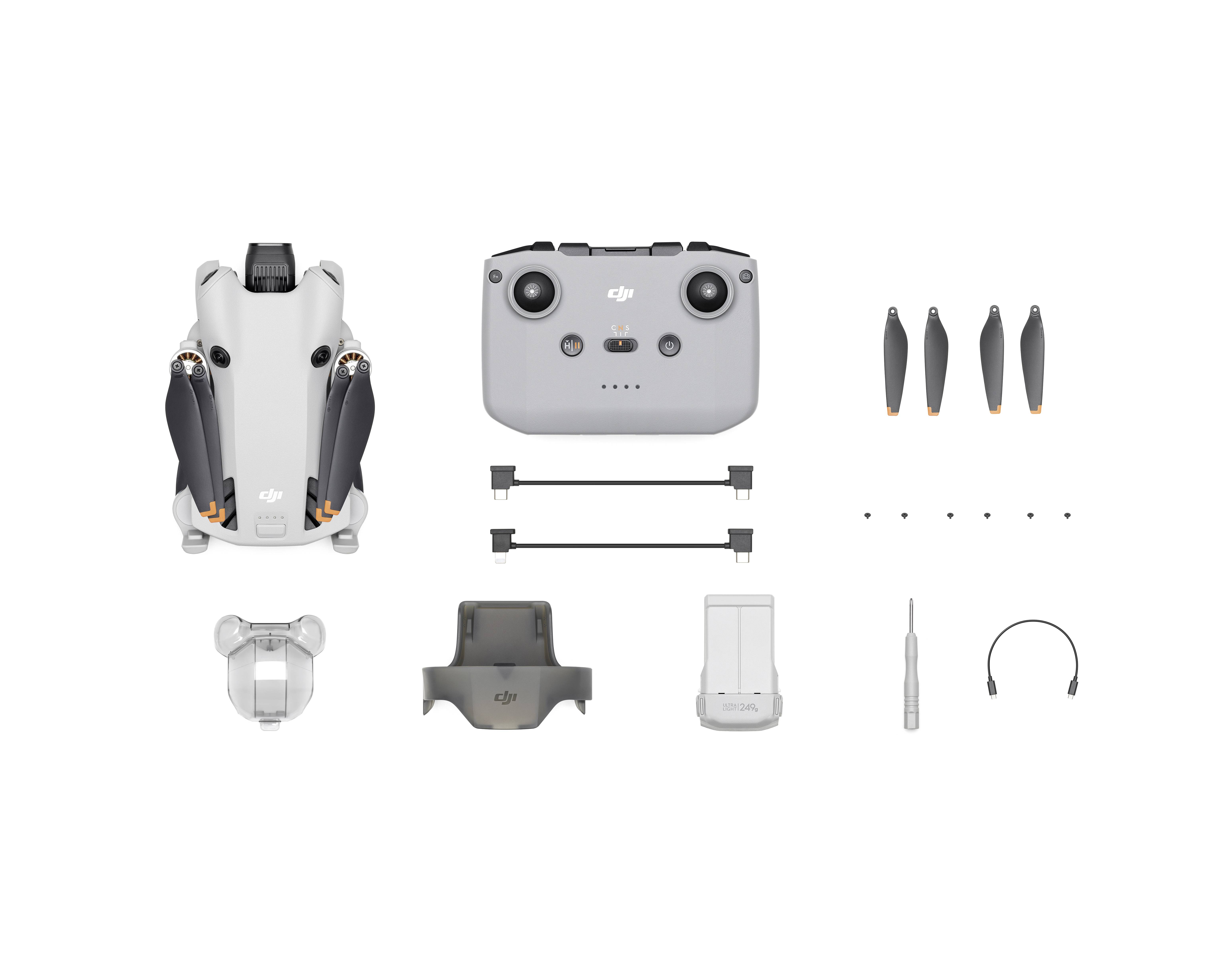 DJI Mini 4 Pro Quadrocopter RtF Kameraflug Hellgrau (matt)