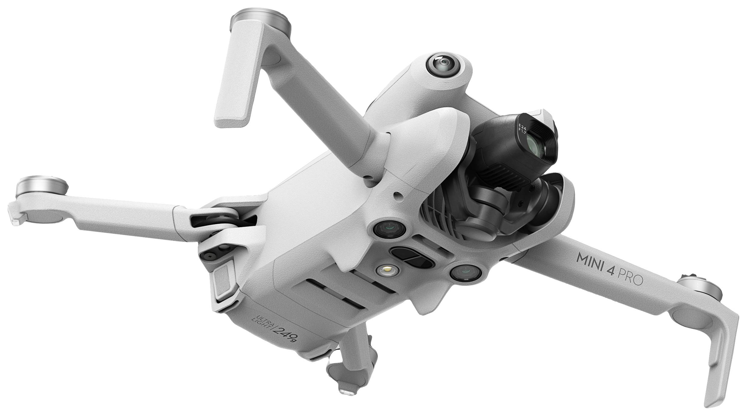 DJI Mini 4 Pro (DJI RC 2) inkl. Smart Controller Quadrocopter RtF Kameraflug Hellgrau (matt)