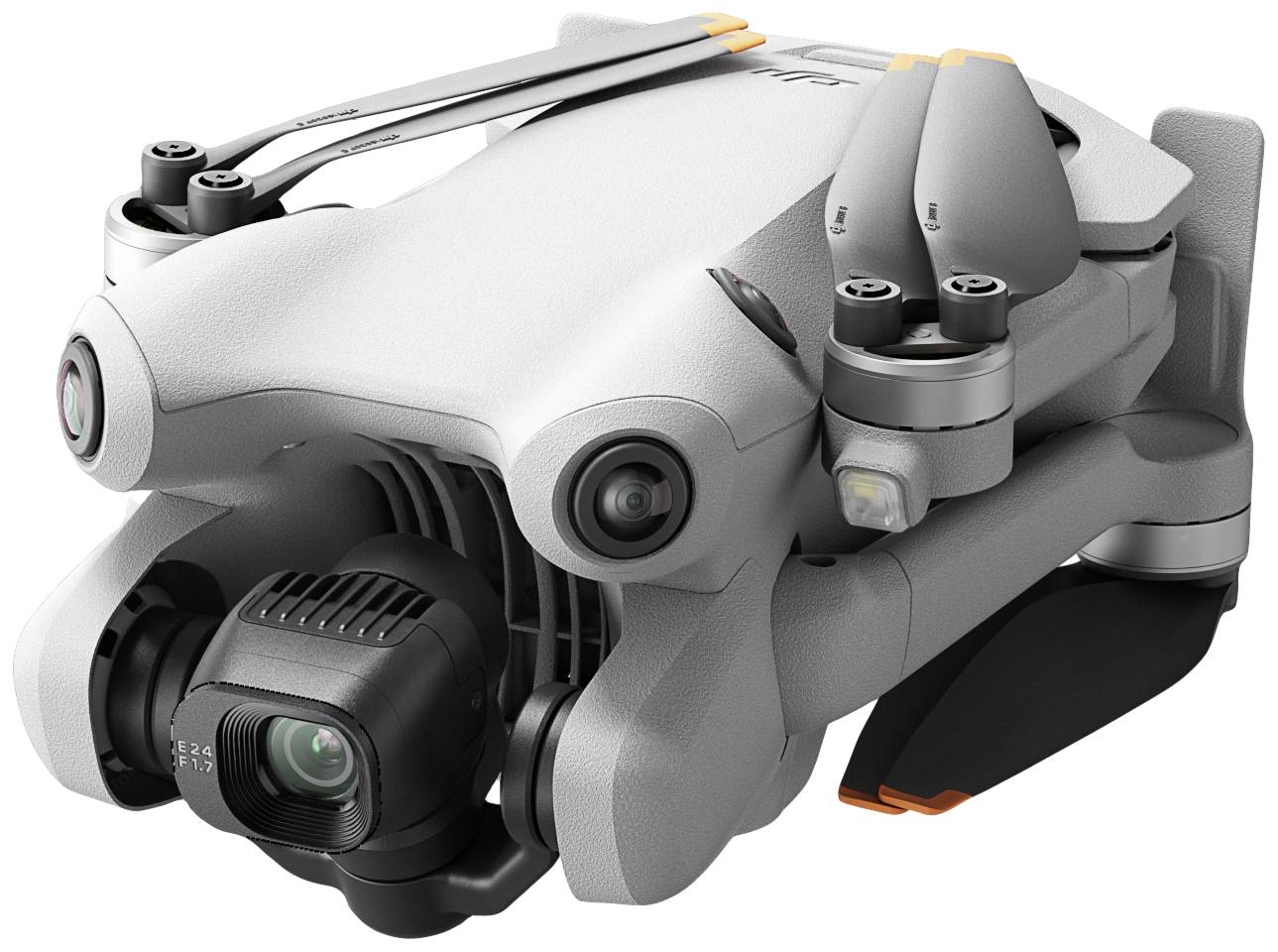 DJI Mini 4 Pro Fly More Combo inkl. Smart Controller Quadrocopter RtF Kameraflug Hellgrau (matt)