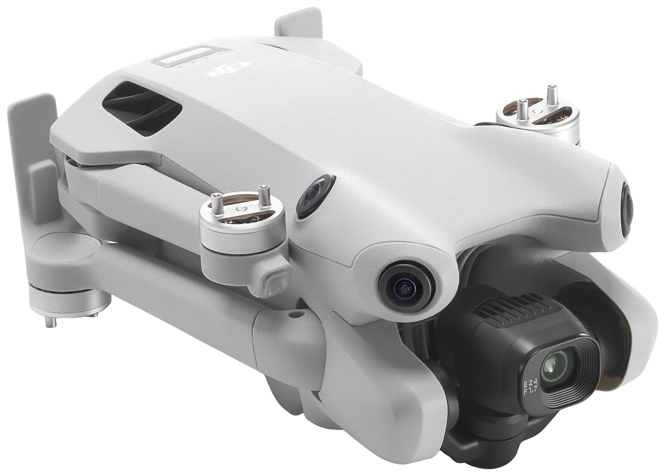 DJI Mini 4 Pro Fly More Combo inkl. Smart Controller Quadrocopter RtF Kameraflug Hellgrau (matt)