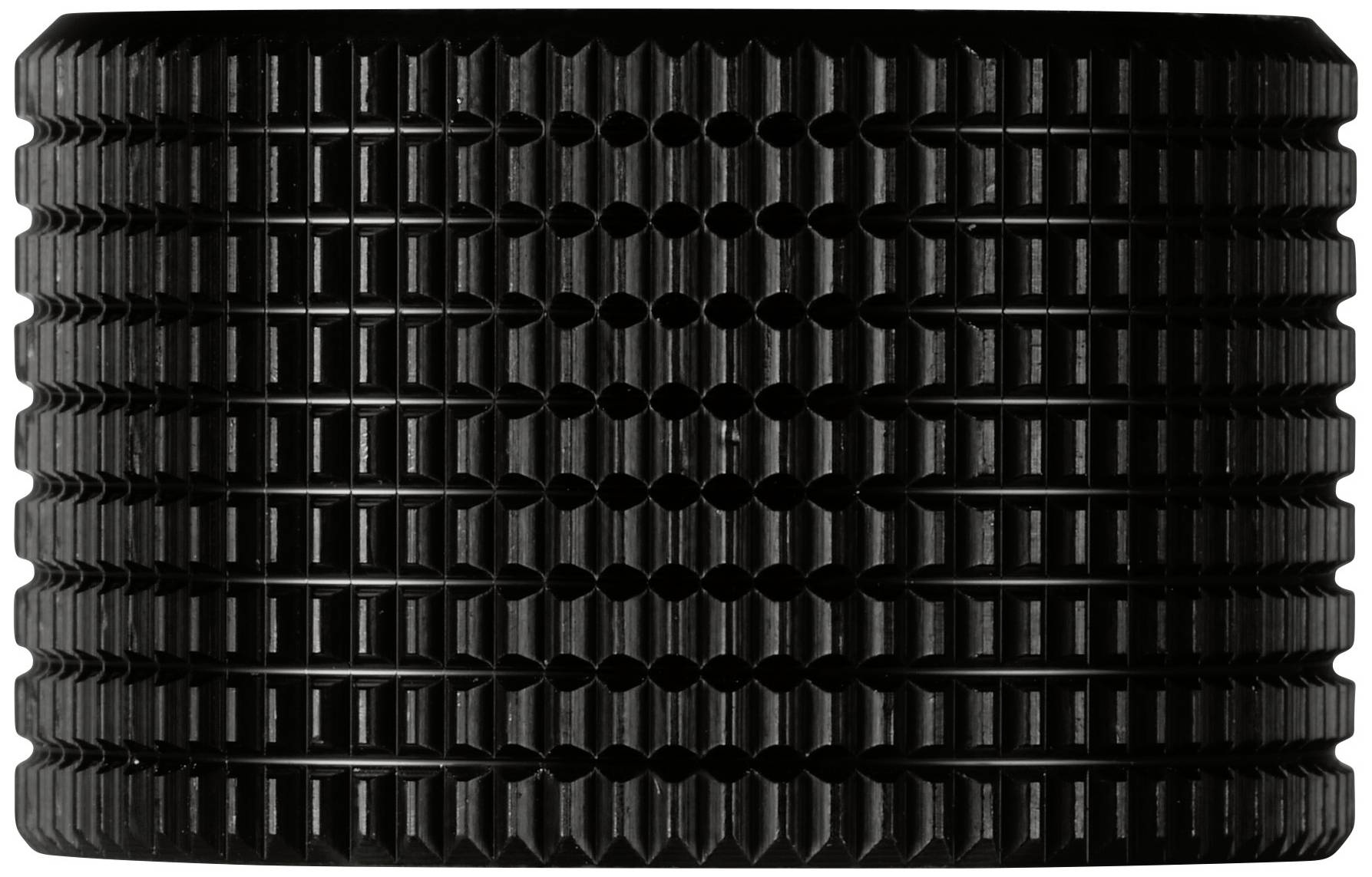 TRU COMPONENTS TC-11613808 Drehknopf mit Knopfmarkierung Schwarz (Ø x H) 25mm x 16mm Aluminium 1St.