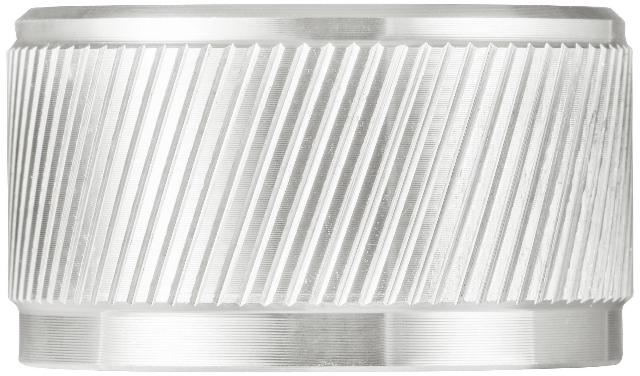 TRU COMPONENTS TC-11613820 Drehknopf mit Knopfmarkierung Silber (Ø x H) 30mm x 17mm Aluminium 1St.