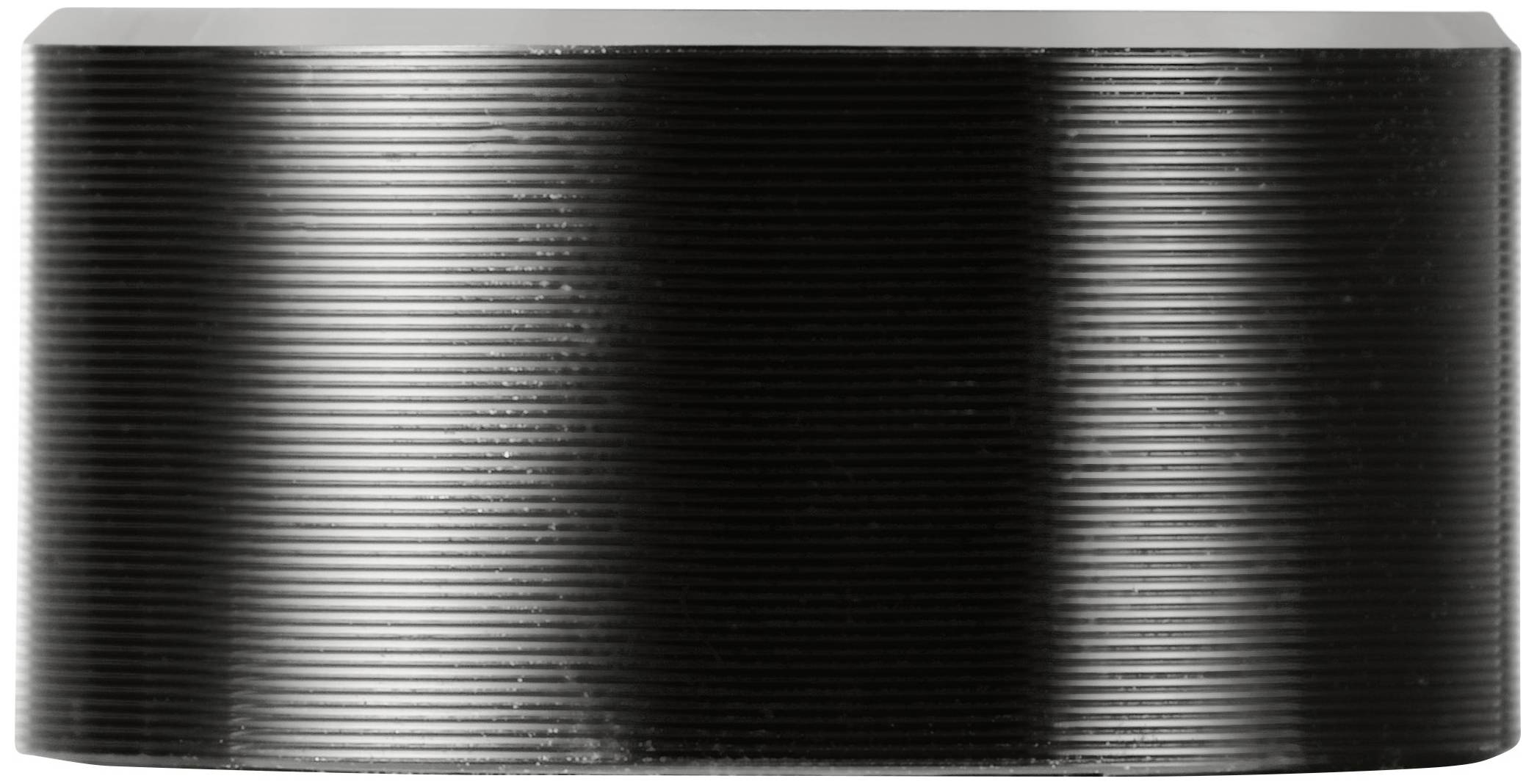 TRU COMPONENTS TC-11613832 Drehknopf mit Knopfmarkierung Schwarz (Ø x H) 20mm x 10mm Aluminium, Plastik