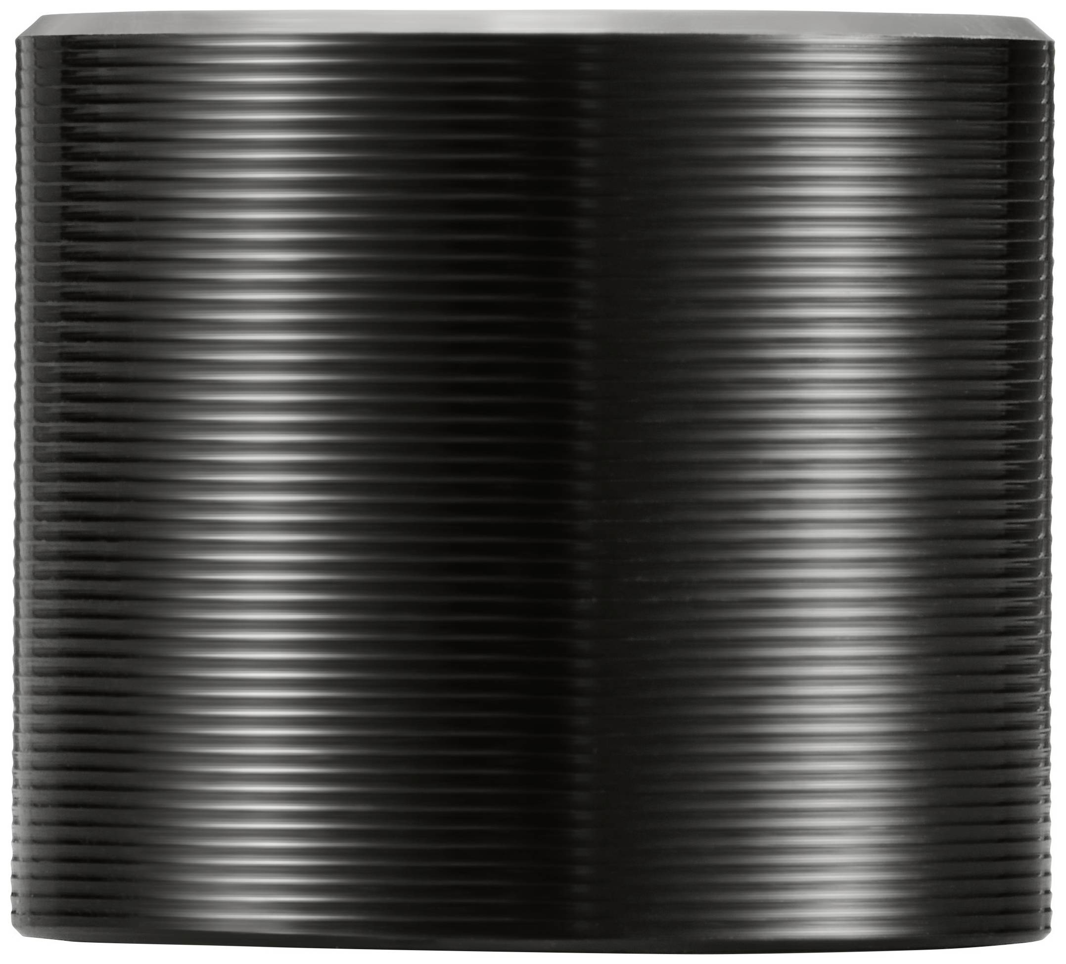 TRU COMPONENTS TC-11613864 Drehknopf mit Knopfmarkierung Schwarz (Ø x H) 15mm x 13mm Aluminium, Plastik