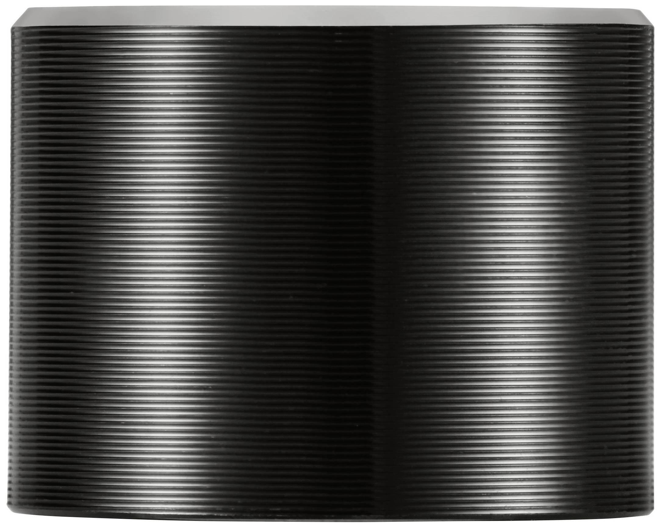 TRU COMPONENTS TC-11613872 Drehknopf mit Knopfmarkierung Schwarz (Ø x H) 17mm x 13mm Aluminium, Plastik