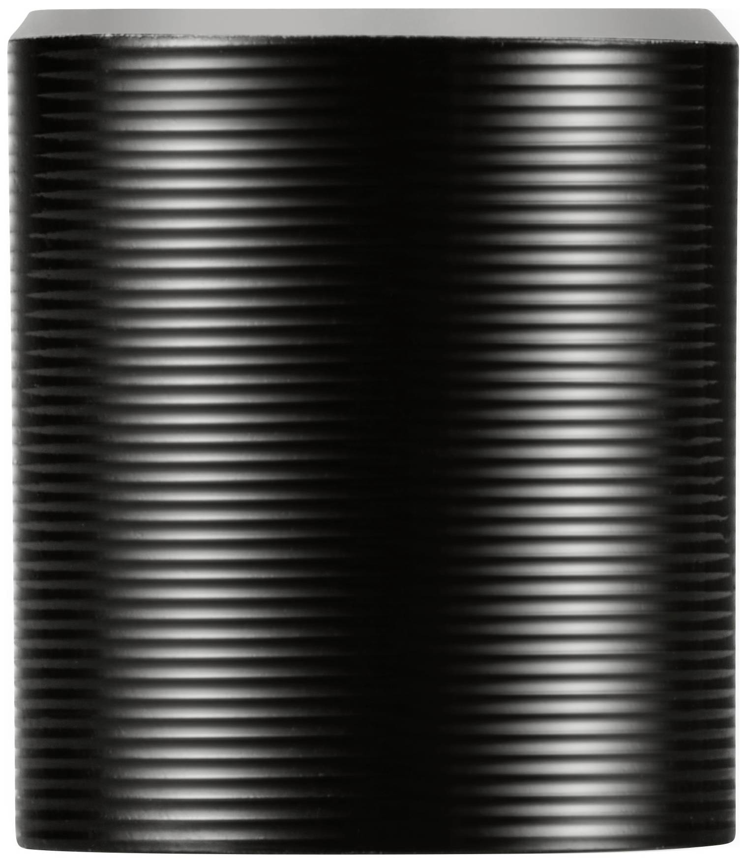 TRU COMPONENTS TC-11613884 Drehknopf mit Knopfmarkierung Schwarz (Ø x H) 10mm x 11mm Aluminium, Plastik