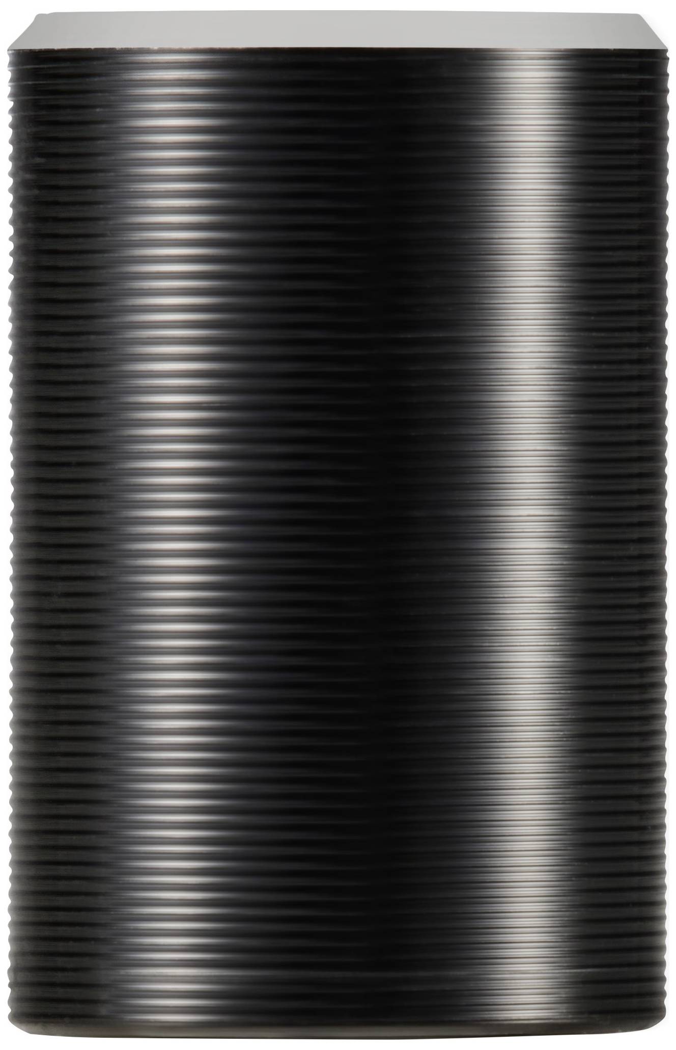 TRU COMPONENTS TC-11613896 Drehknopf mit Knopfmarkierung Schwarz (Ø x H) 10mm x 15mm Aluminium, Plastik