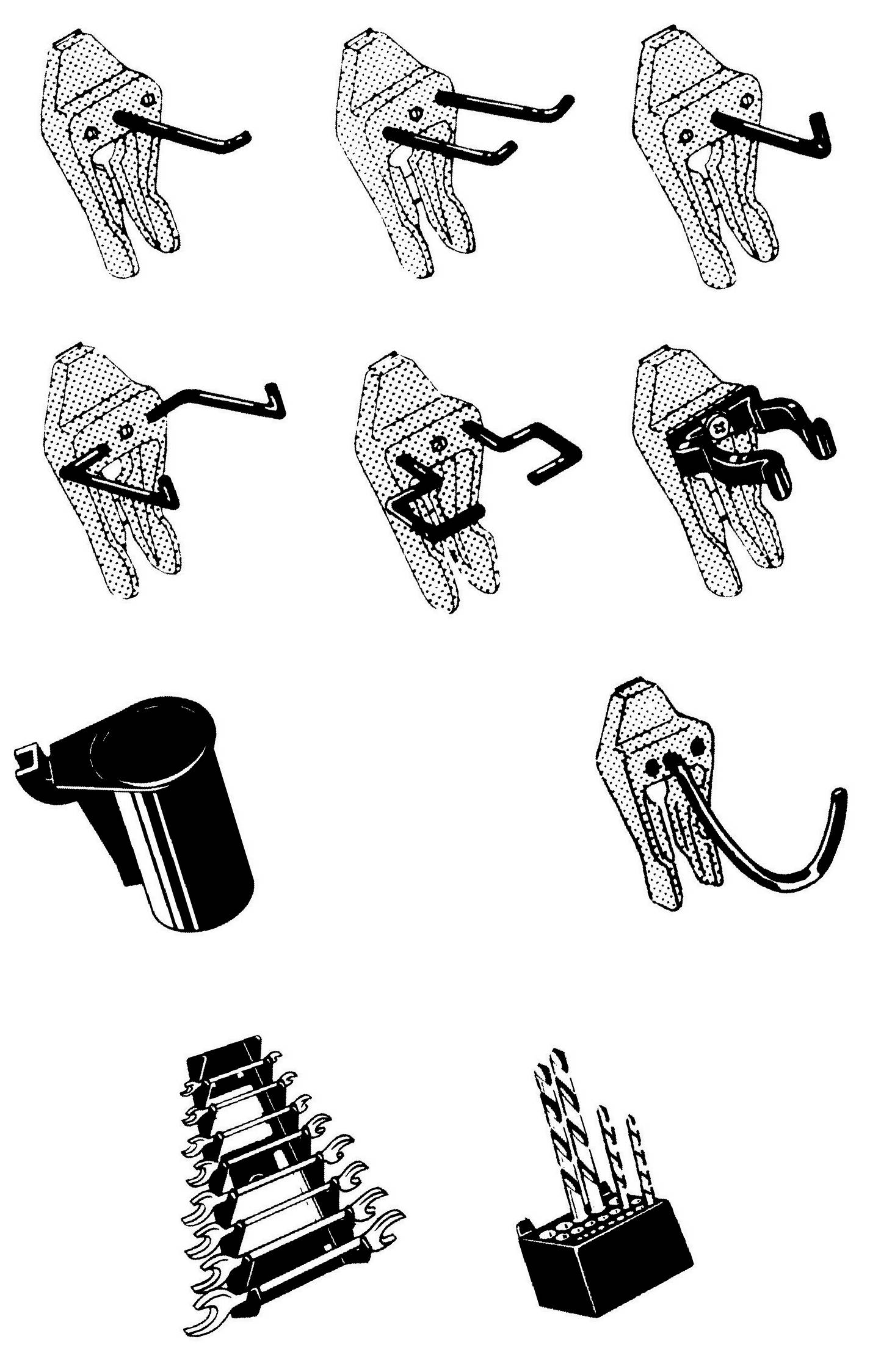 Raaco 110532 Werkzeughaken Clip Mix 53 1St.