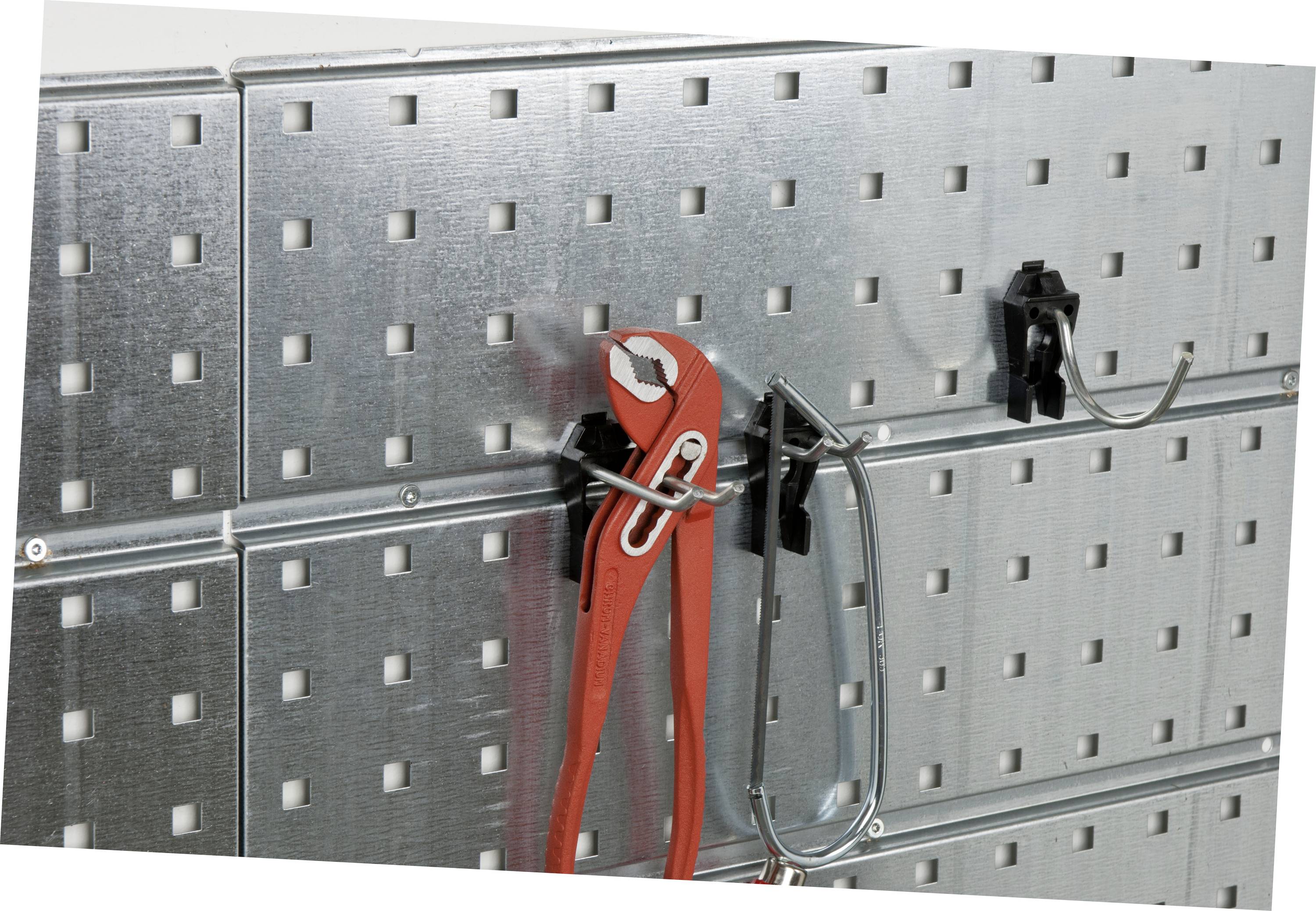 Raaco 110730 Werkzeughaken Clip 2-30mm Doppelhaken (L x B x H) 27 x 47 x 60mm 3St.