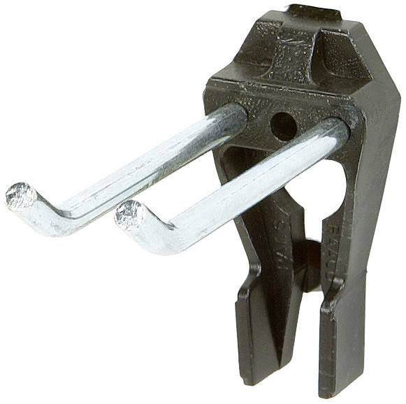 Raaco 110747 Werkzeughaken Clip 2-60mm Doppelhaken (L x B x H) 27 x 79 x 60mm 3St.
