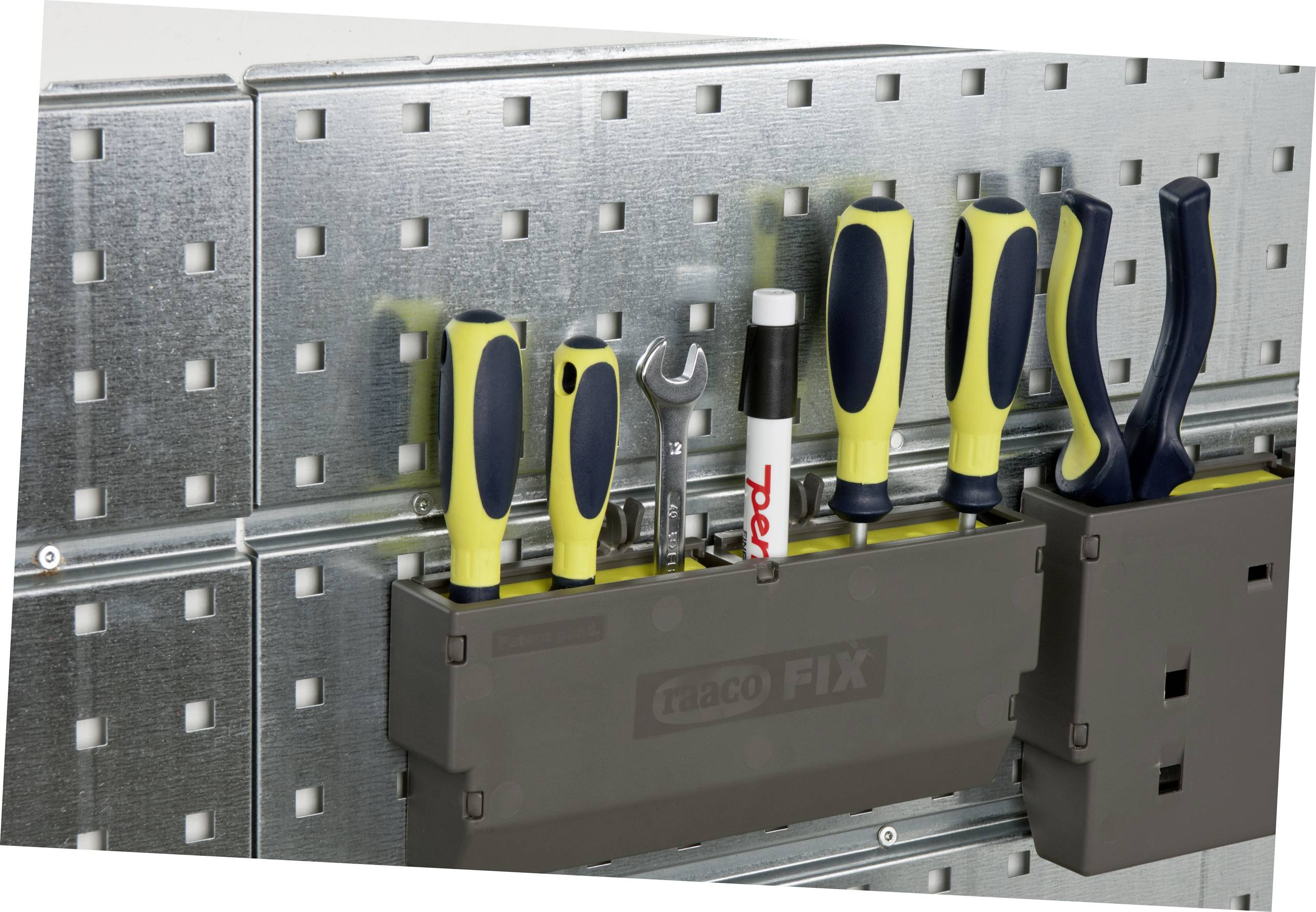 Raaco 136839 Werkzeughalter raacoFix klein, 2 Stk je Set (L x B x H) 242 x 38 x 100mm 1St.