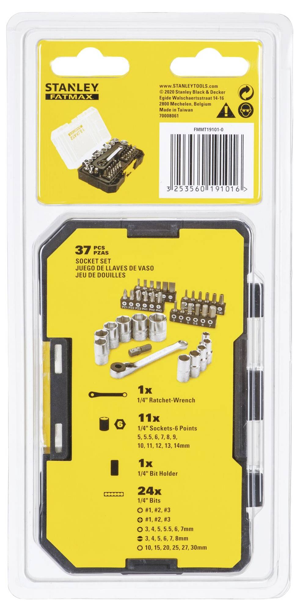 STANLEY FMMT19101-0 Stecknuss-Set