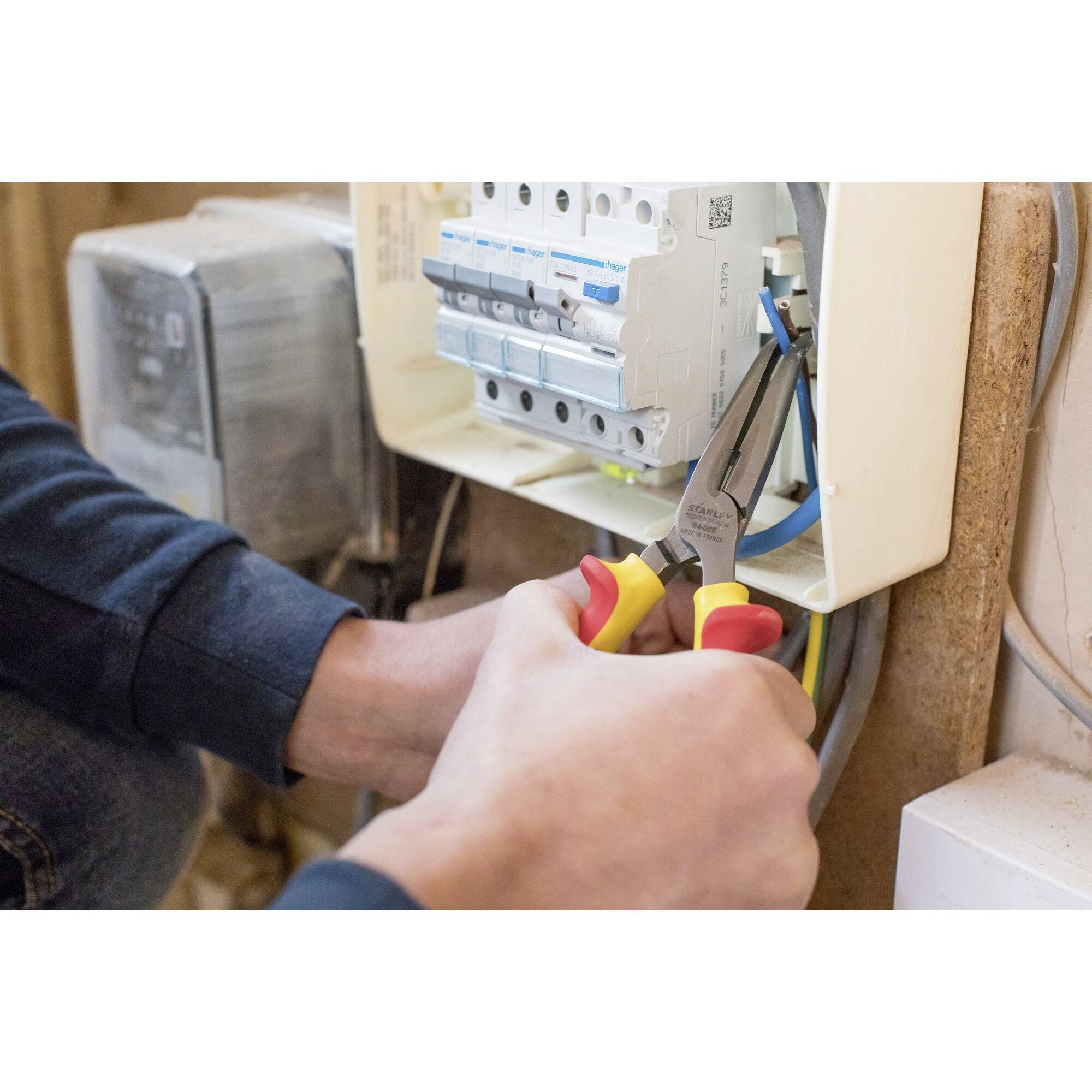 STANLEY 0-84-008 Flachrundzange