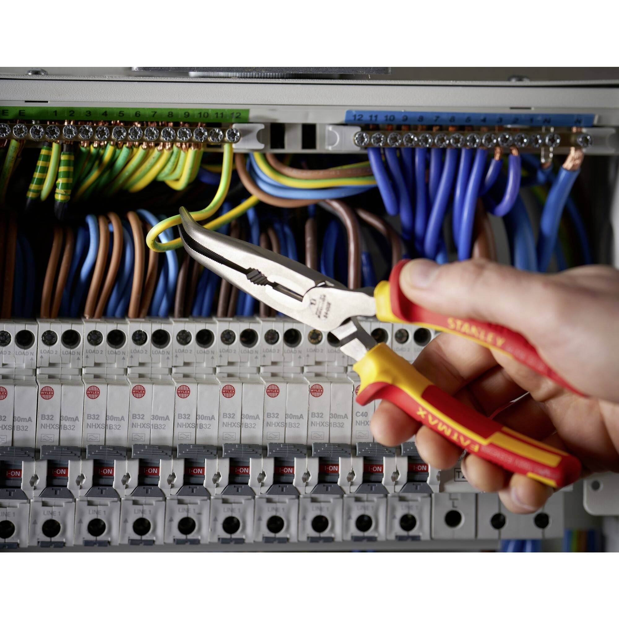 STANLEY 0-84-008 Flachrundzange