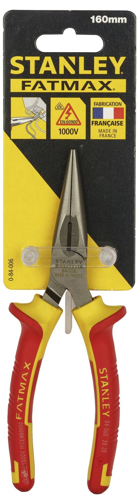 STANLEY 0-84-006 Flachrundzange 160 mm