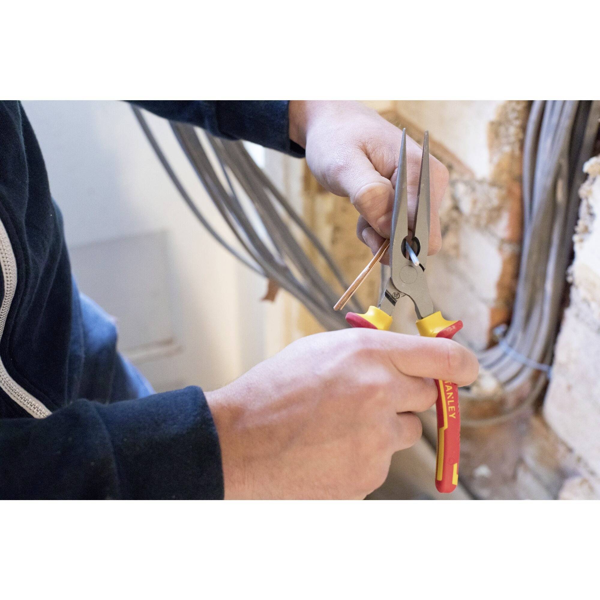 STANLEY 0-84-007 Flachrundzange