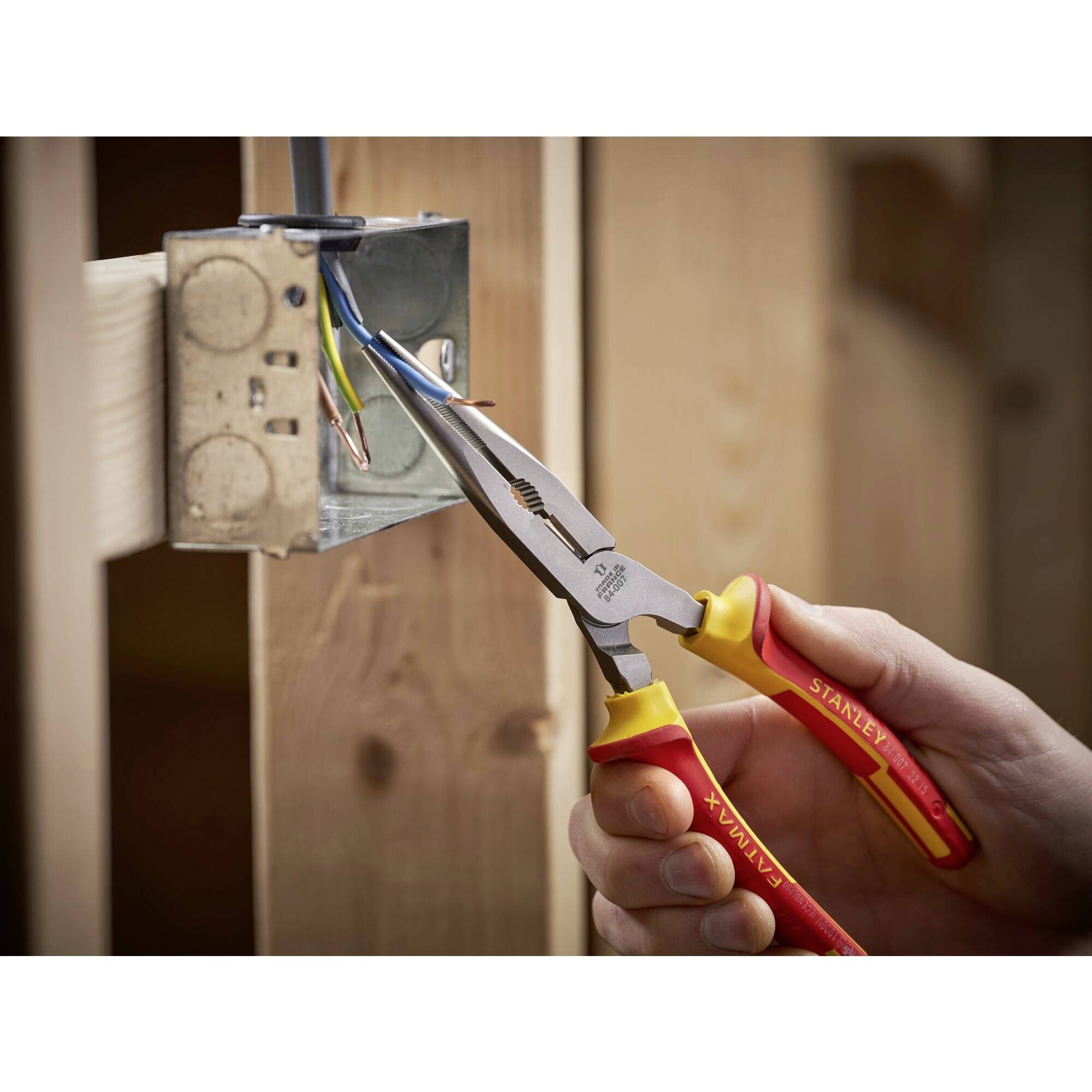 STANLEY 0-84-007 Flachrundzange