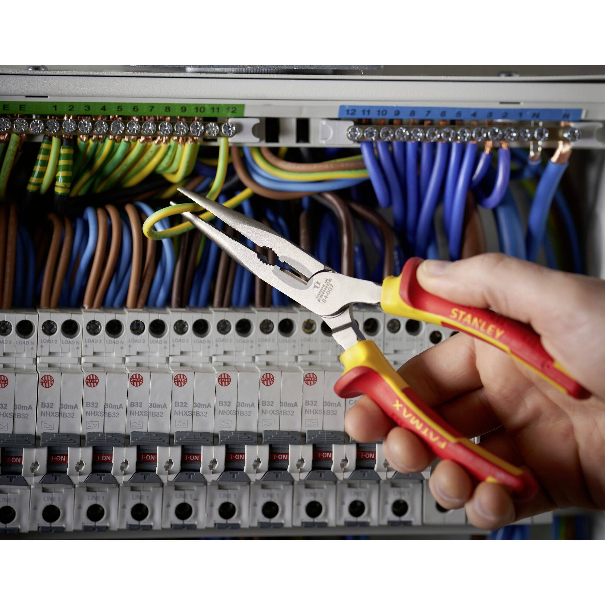 STANLEY 0-84-007 Flachrundzange