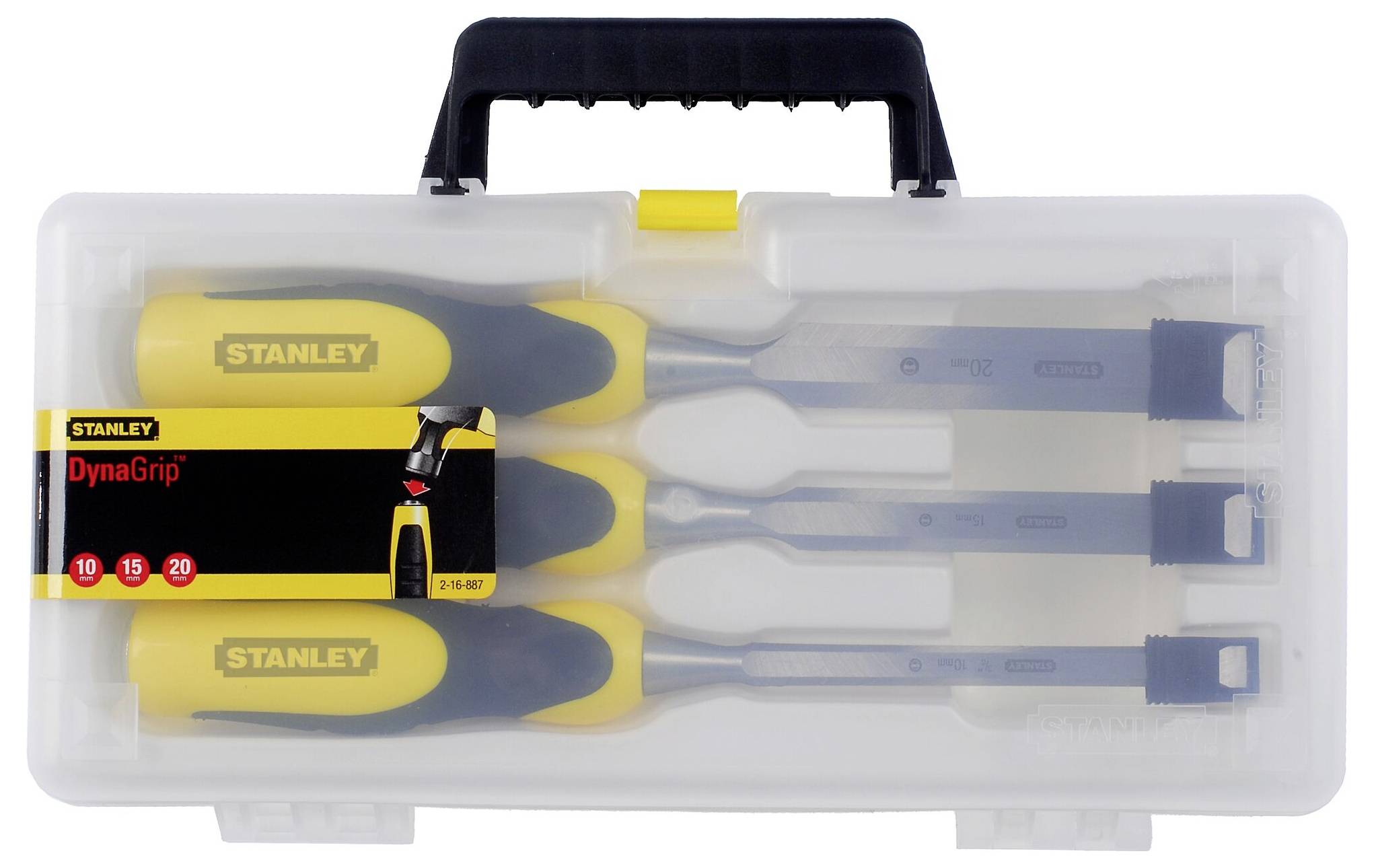 STANLEY Stechbeitel Dynagrip, Set 3-tlg 2-16-887