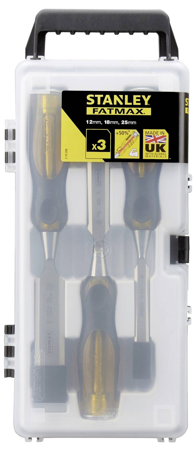 STANLEY Stechbeitel FatMax, Set 3-tlg 2-16-268