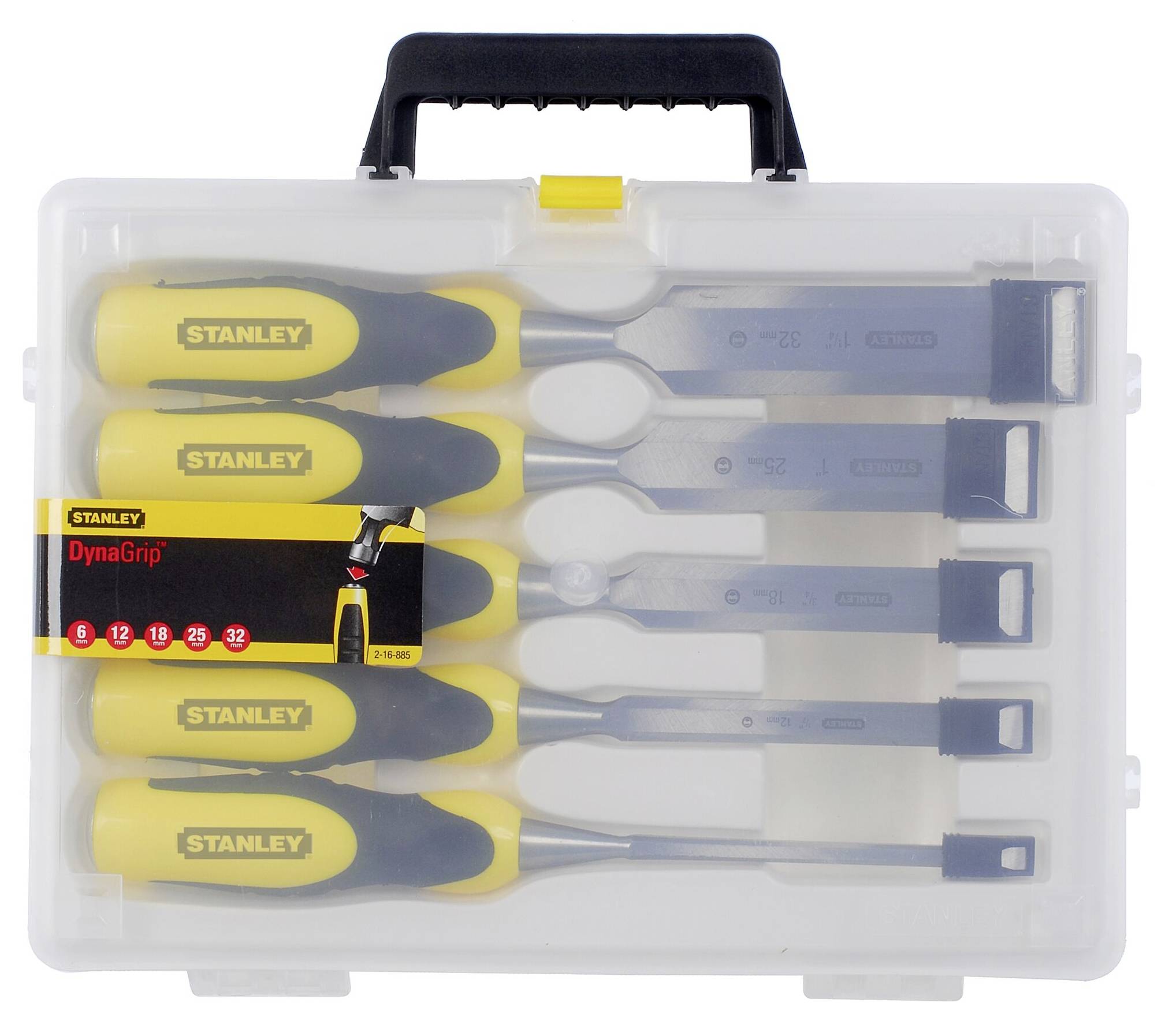 STANLEY Stechbeitel Dynagrip, Set 5-tlg 2-16-885