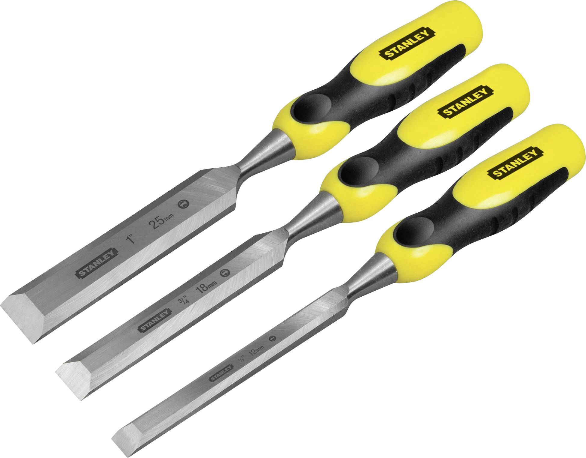 STANLEY Stechbeitel Dynagrip, Set 3-tlg 2-16-883