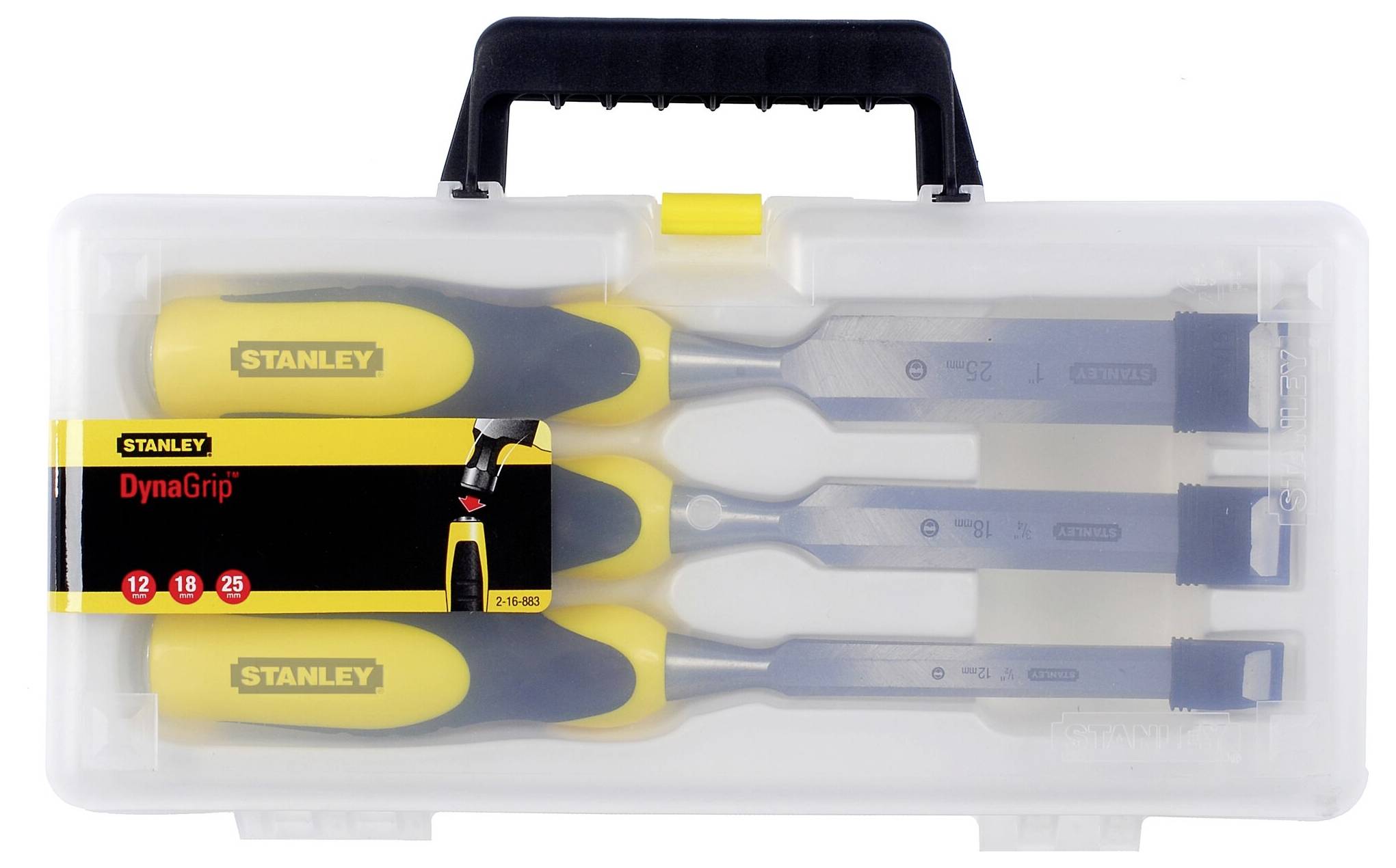 STANLEY Stechbeitel Dynagrip, Set 3-tlg 2-16-883