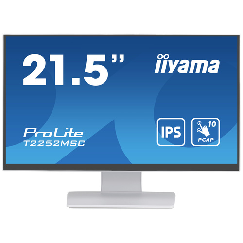 Iiyama 21,5" WHITE Bonded PCAP Touchscreen-Monitor EEK: C (A - G) 54.6cm (21.5 Zoll) 1920 x 1080 Pixel 16:9 5 ms HDMI®