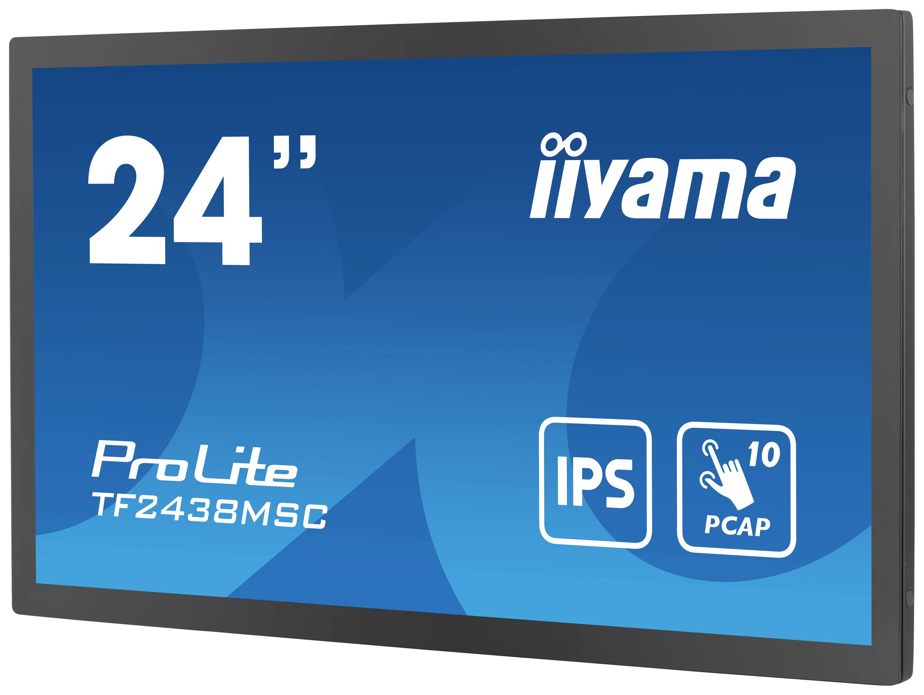 'Iiyama ProLite TF2438MSC' 24 Zoll Monitor mit IPS und PCAP Touch-Technologie.