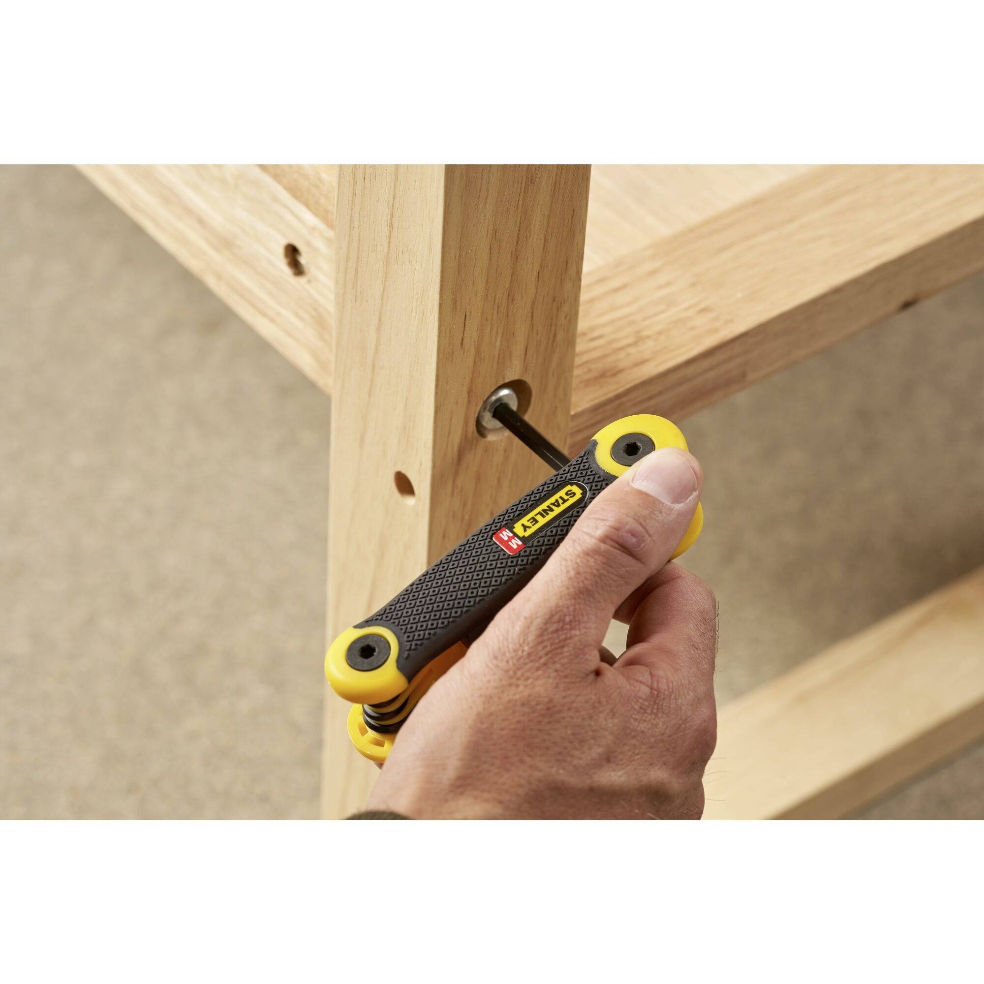 STANLEY Winkelschraubendreher-Set 1.5 mm, 2 mm, 2.5 mm, 3 mm, 4 mm, 5 mm, 6 mm, 8mm 8teilig