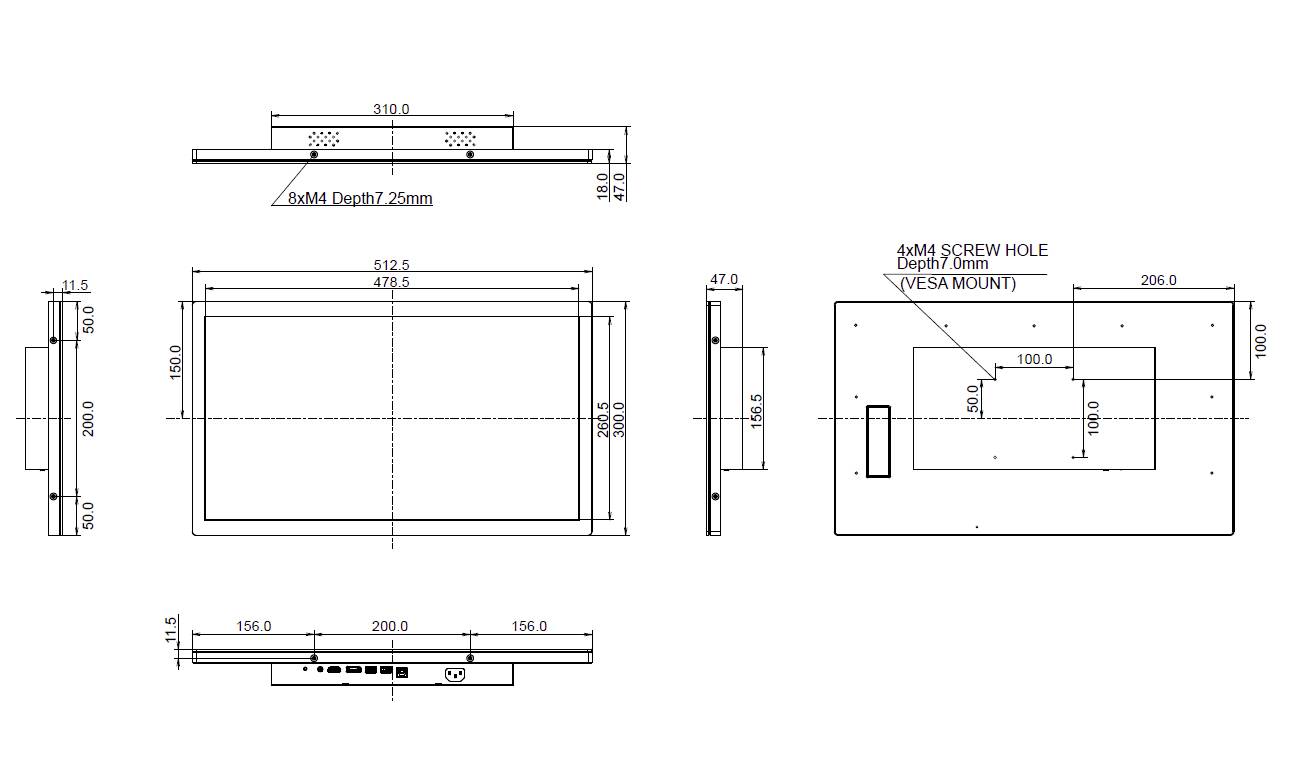 Iiyama 21,5" Bonded PCAP Touchscreen-Monitor EEK: D (A - G) 54.6 cm (21.5 Zoll) 1920 x 1080 Pixel 16:9 5 ms HDMI®, DisplayPort, USB-A (USB 3.1 Gen